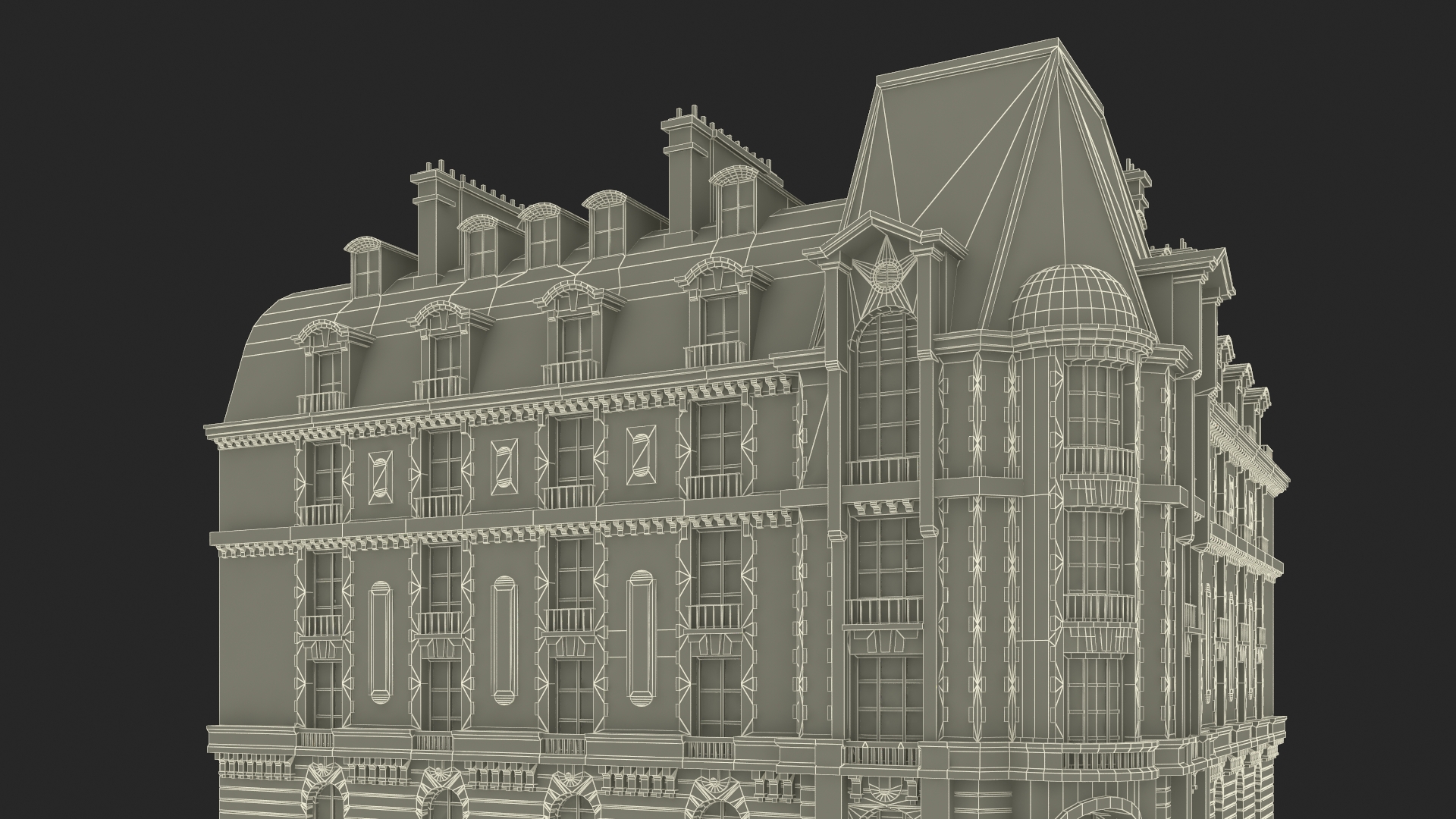 French Renaissance Building 3D