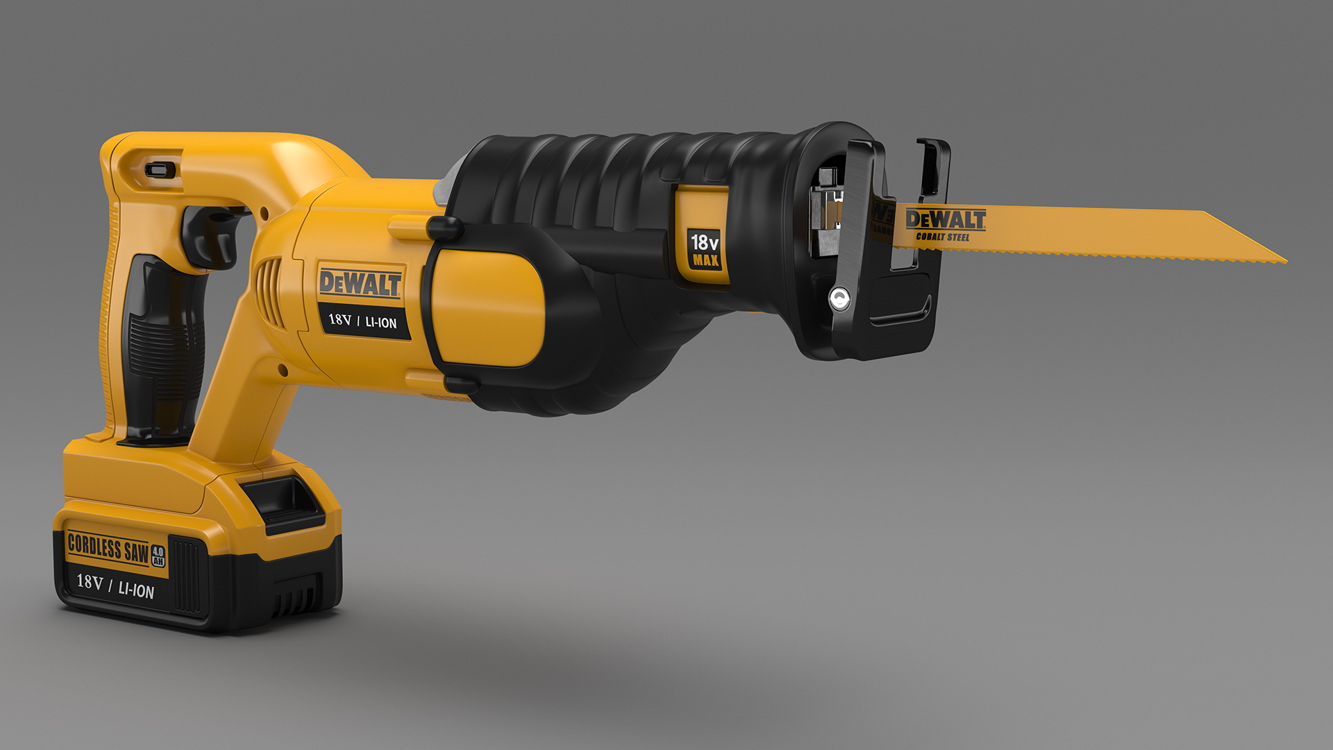 3D model Cordless Sabre Saw Dewolt