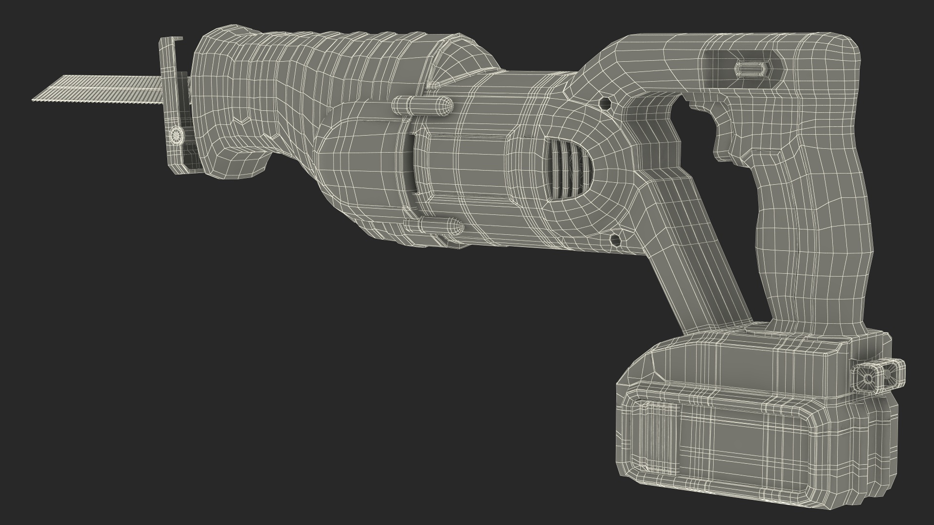 3D model Cordless Sabre Saw Dewolt