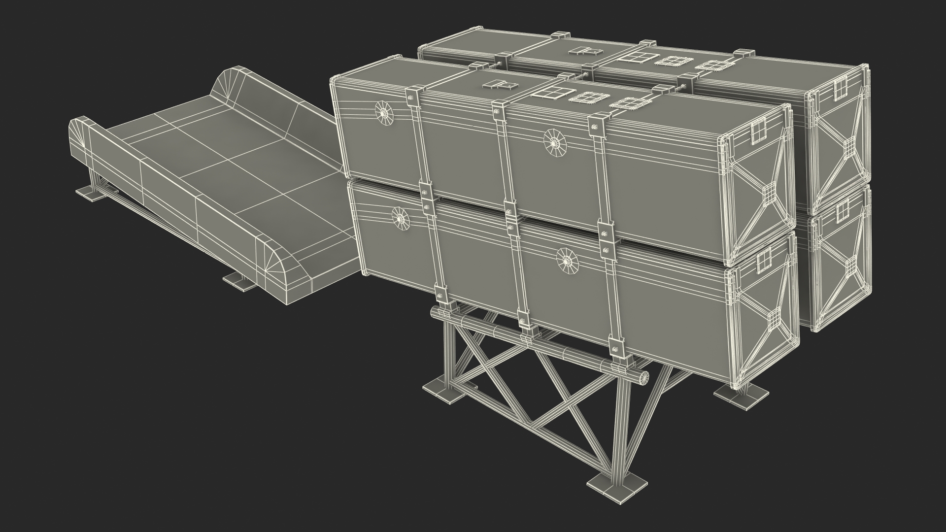 3D YJ83 Anti Ship Missile Launcher