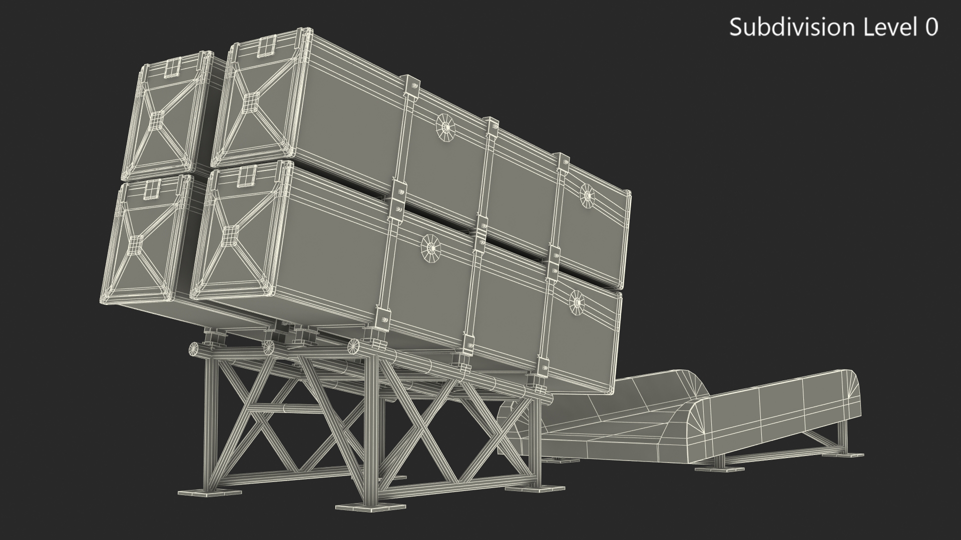 3D YJ83 Anti Ship Missile Launcher