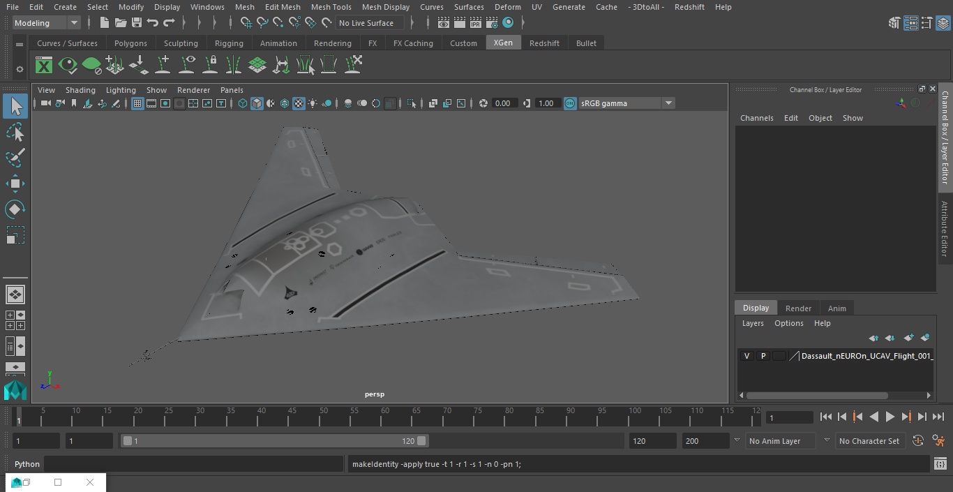 Dassault nEUROn UCAV Flight 3D