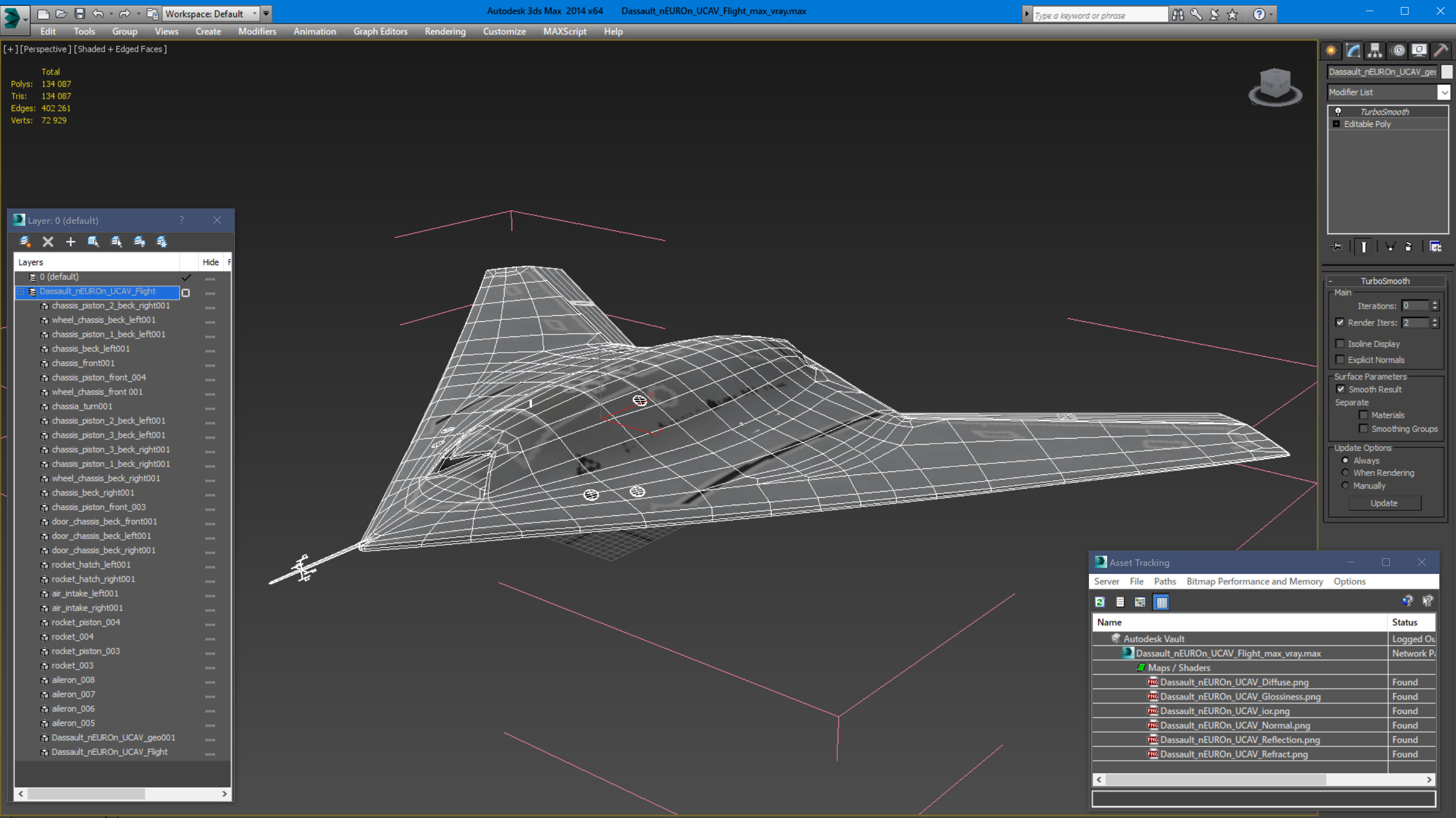 Dassault nEUROn UCAV Flight 3D