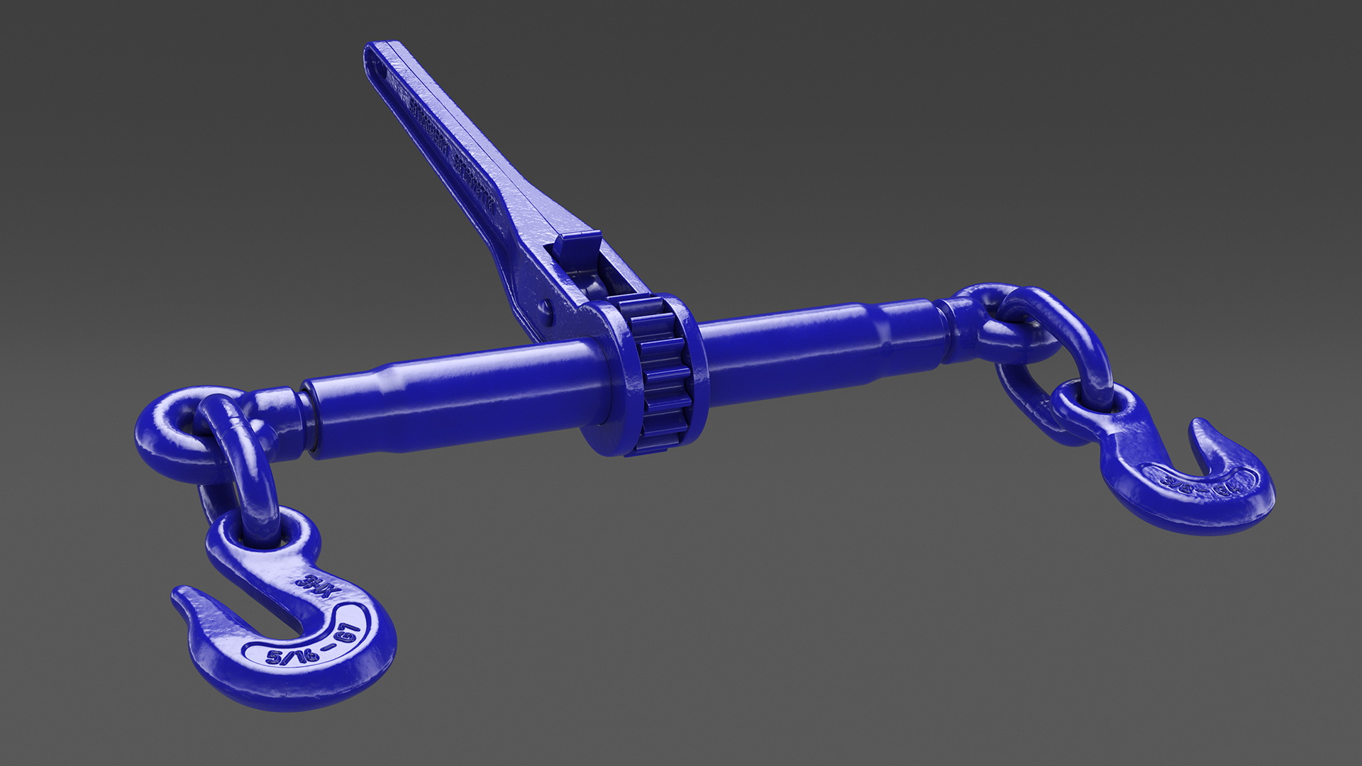 Ratchet Load Binder Blue 3D model