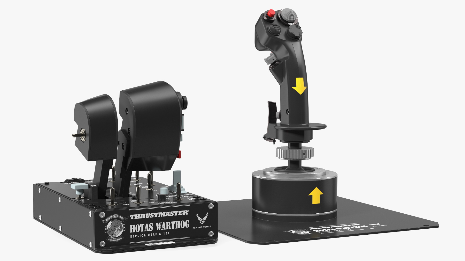 UAV Ground Control Station Thrustmaster Joysticks 3D model