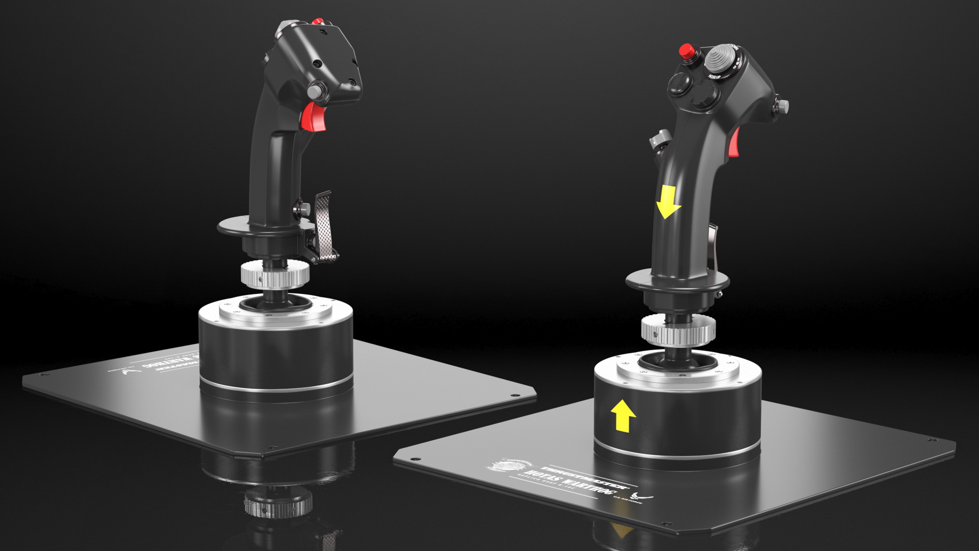 UAV Ground Control Station Thrustmaster Joysticks 3D model