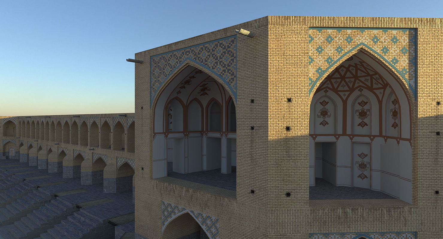 Khaju Bridge 3D