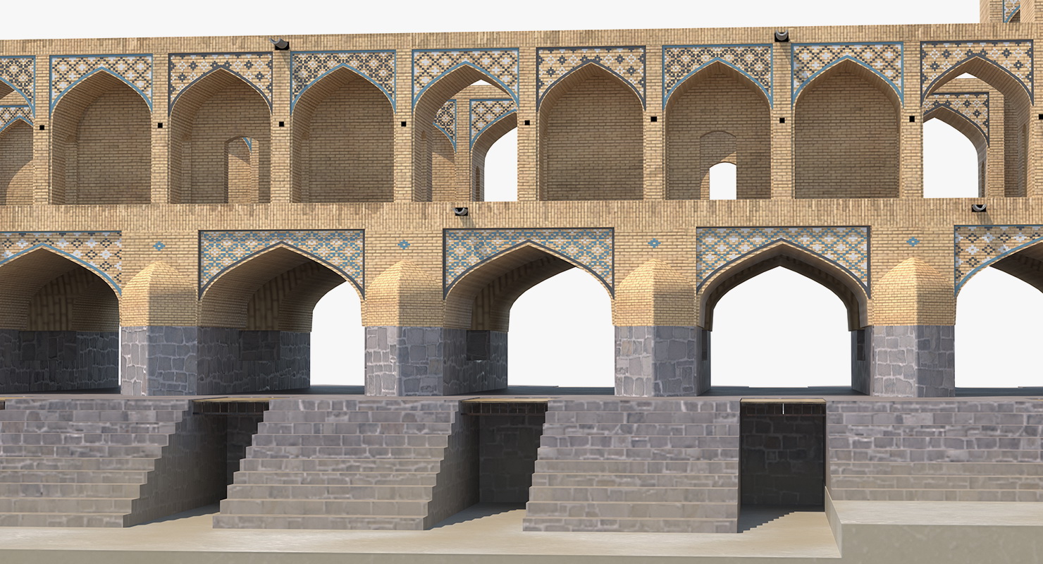 Khaju Bridge 3D