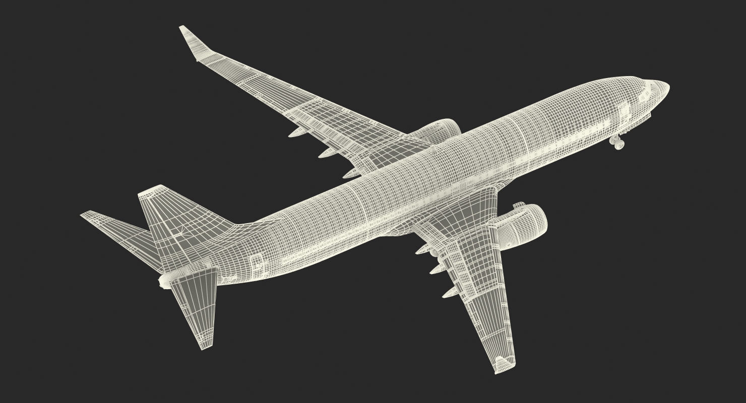 3D Boeing 737 800 with Interior Delta Air Lines Rigged