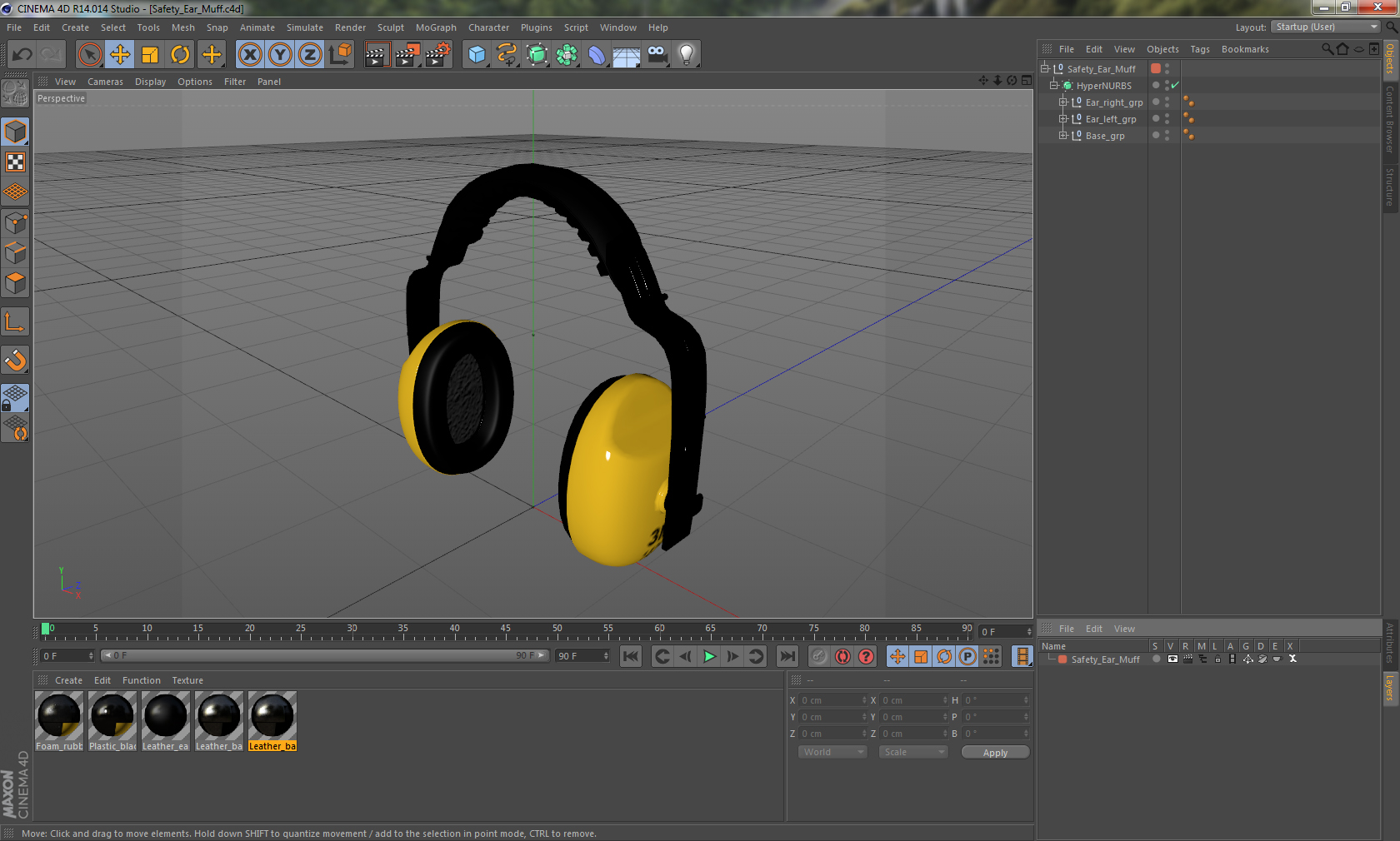 3D model Safety Ear Muff