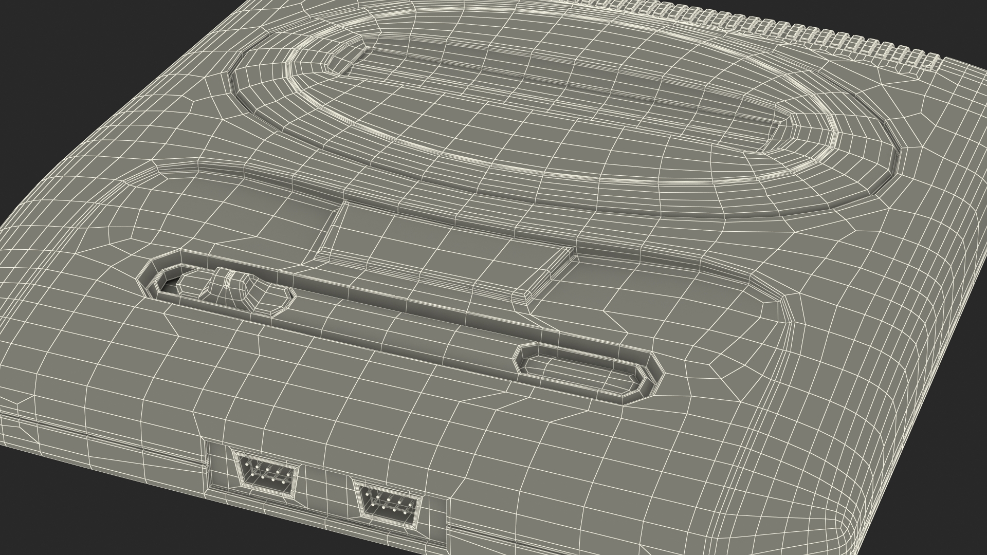 Sega Mega Drive Two 3D model