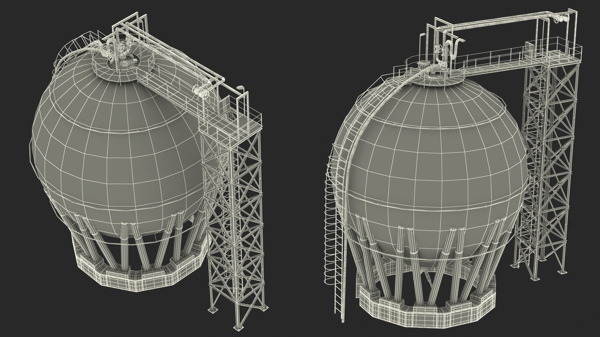 3D model Oil Tank