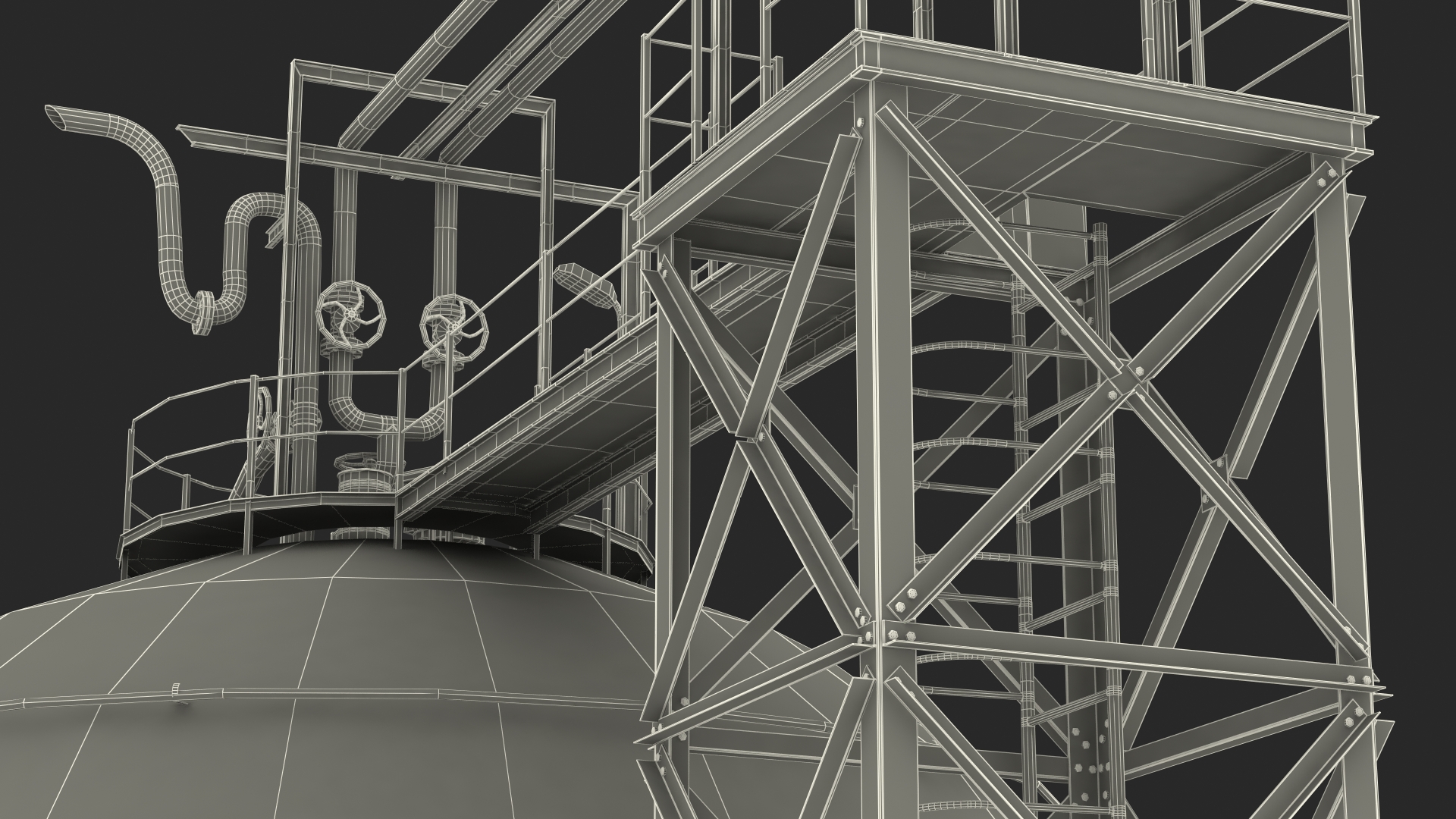 3D model Oil Tank