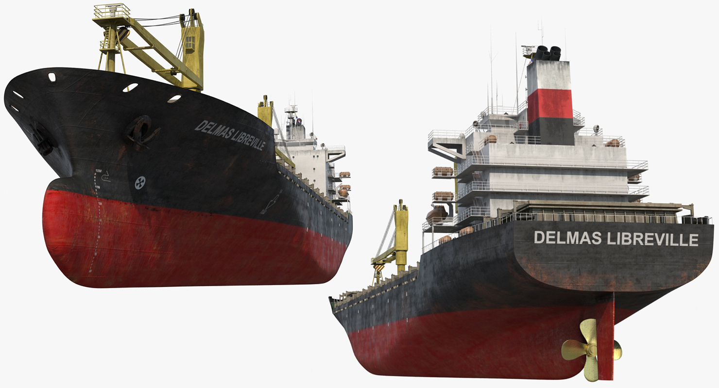 3D model Cargo Ship