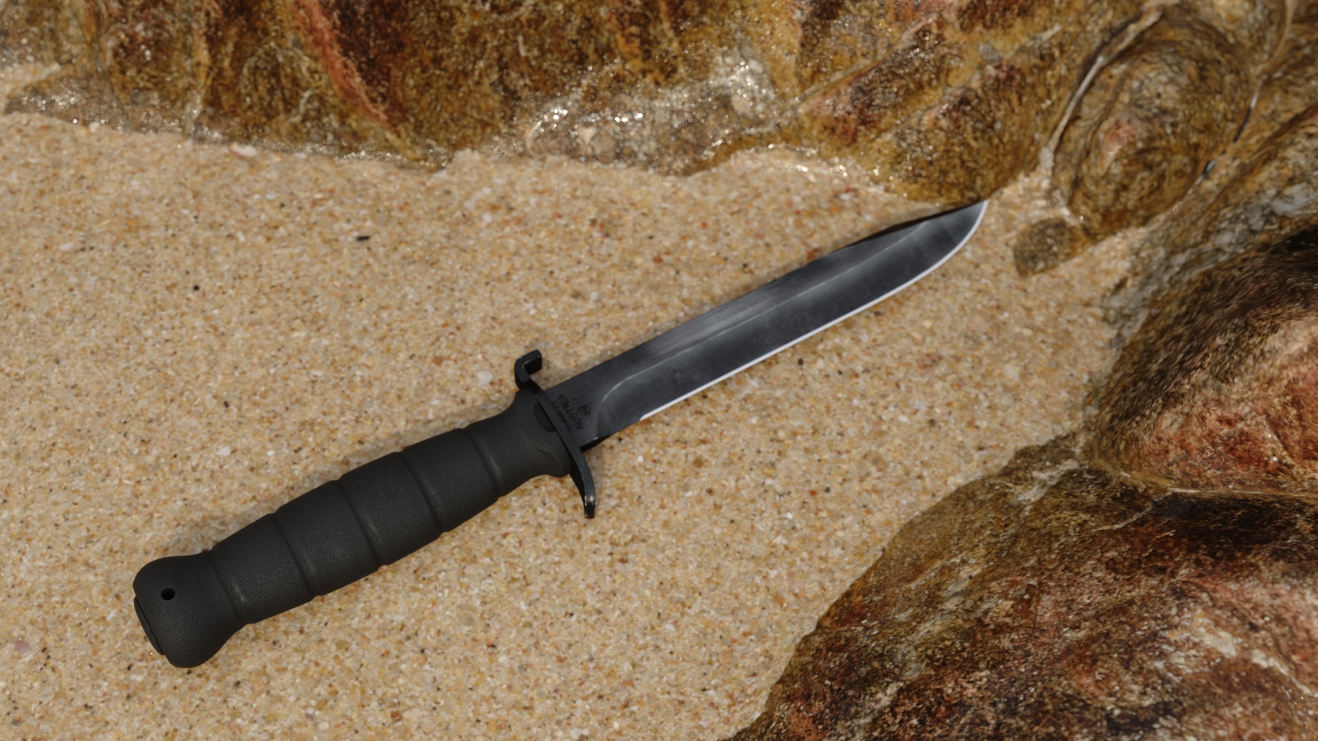 3D Tactical Combat Knife Glock FM 78 model