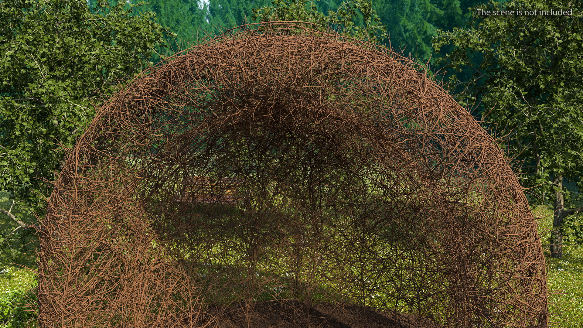 Branch Gazebo Shrub 3D model