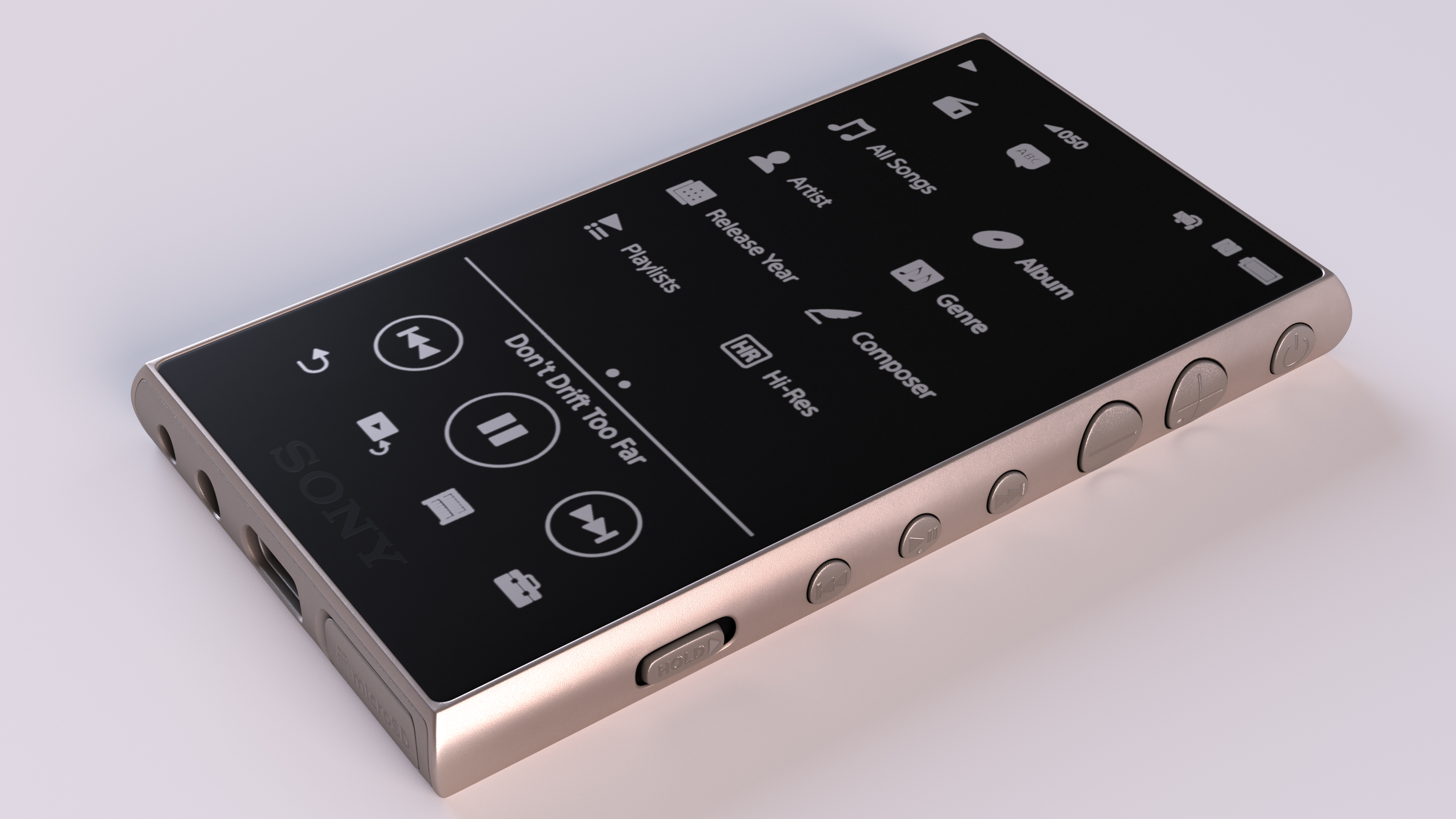 3D model Digital MP3 Audio Media Player