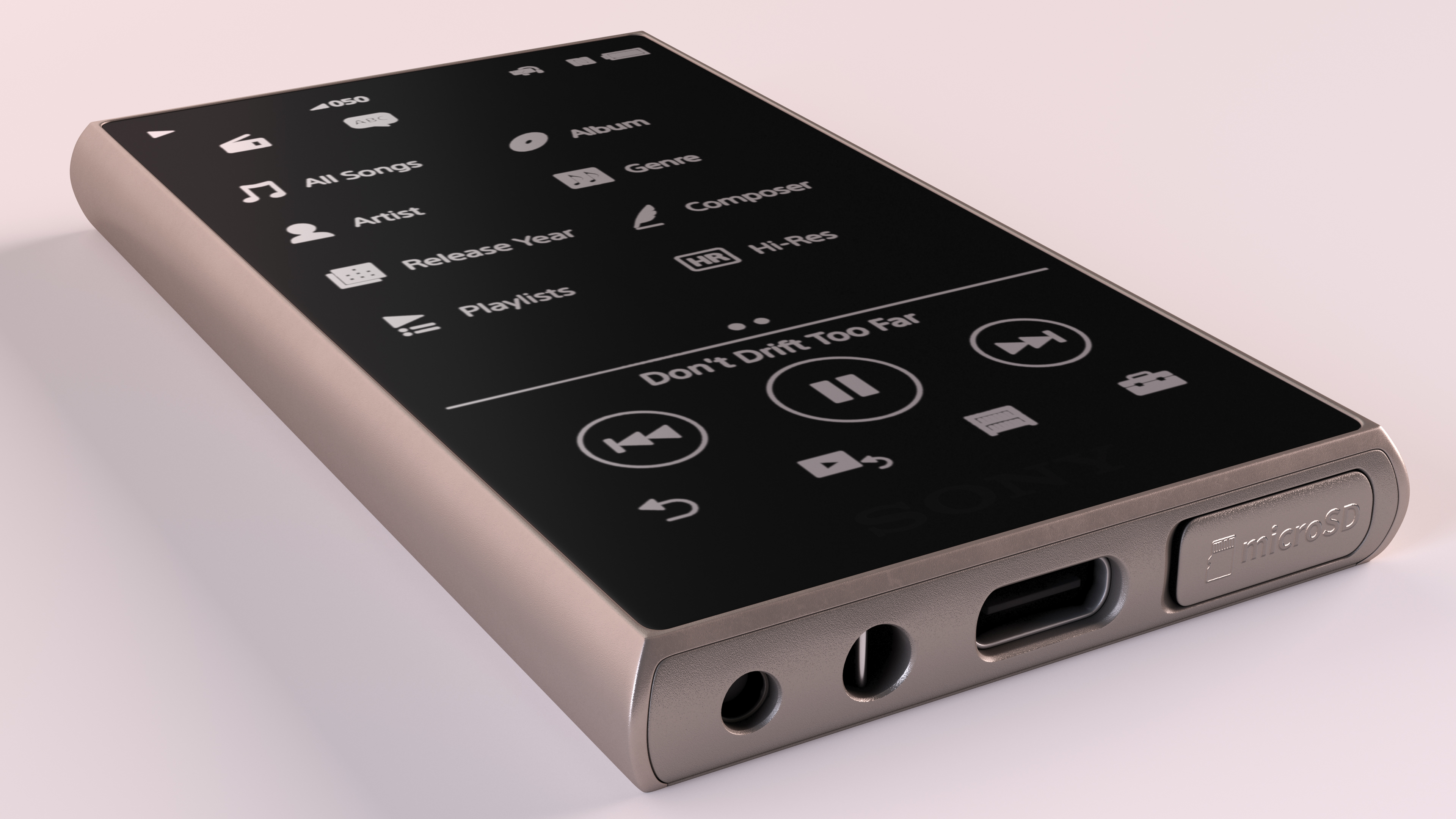 3D model Digital MP3 Audio Media Player