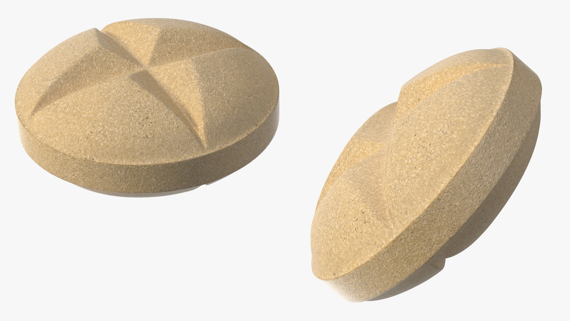 Cross Scored Pill 3D