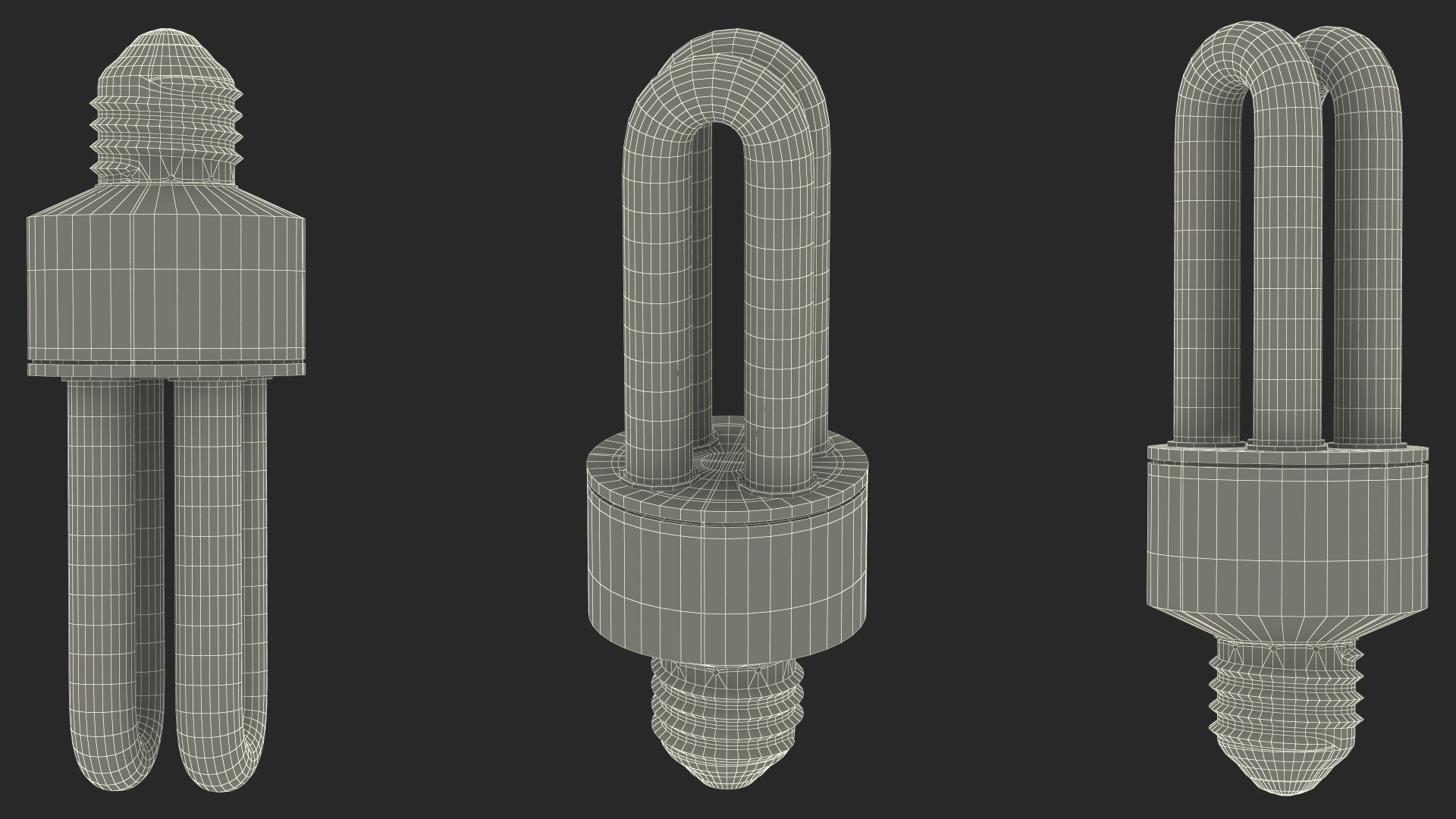 3D Ubend Compact Fluorescent Light Bulb