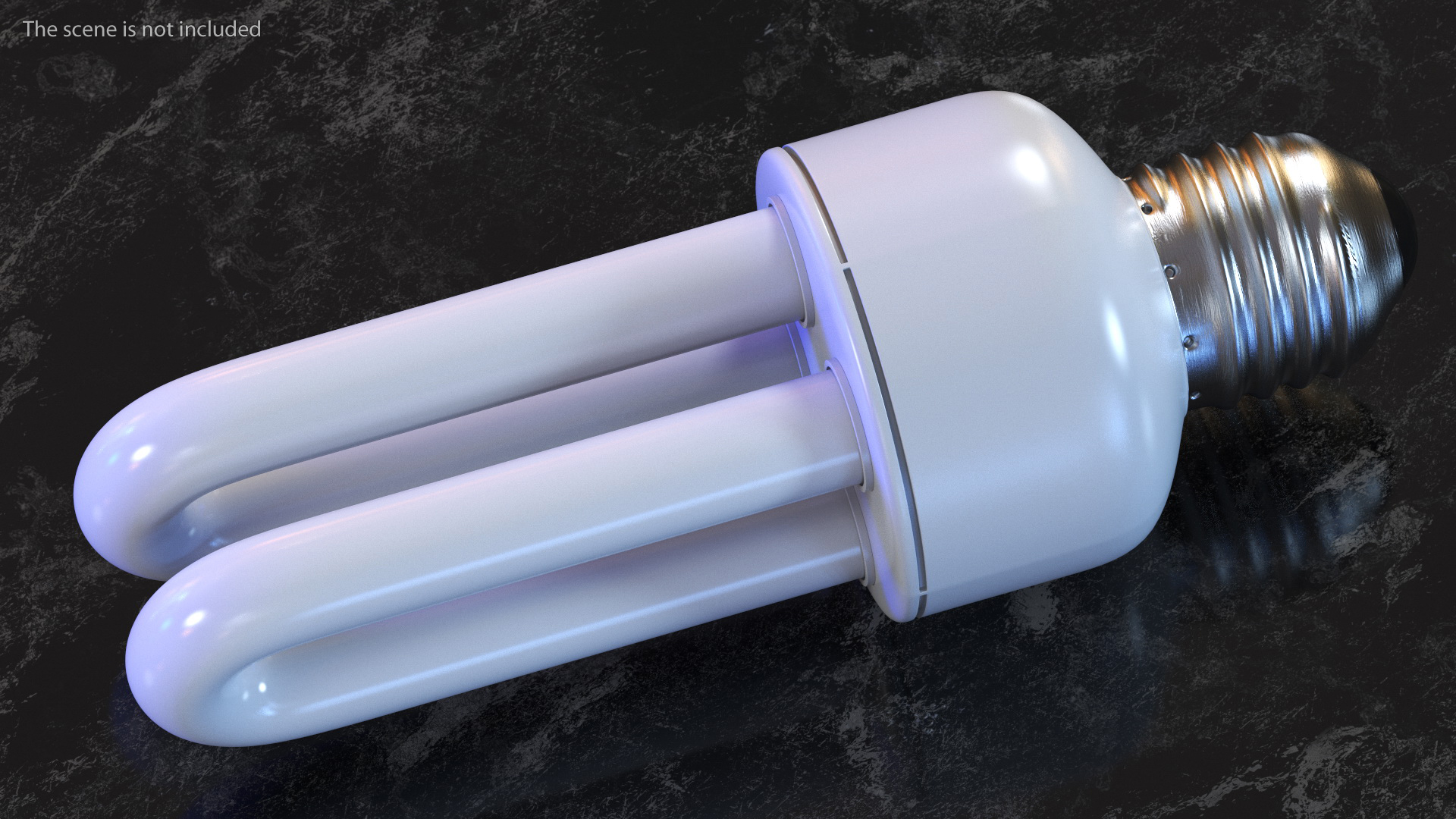 3D Ubend Compact Fluorescent Light Bulb