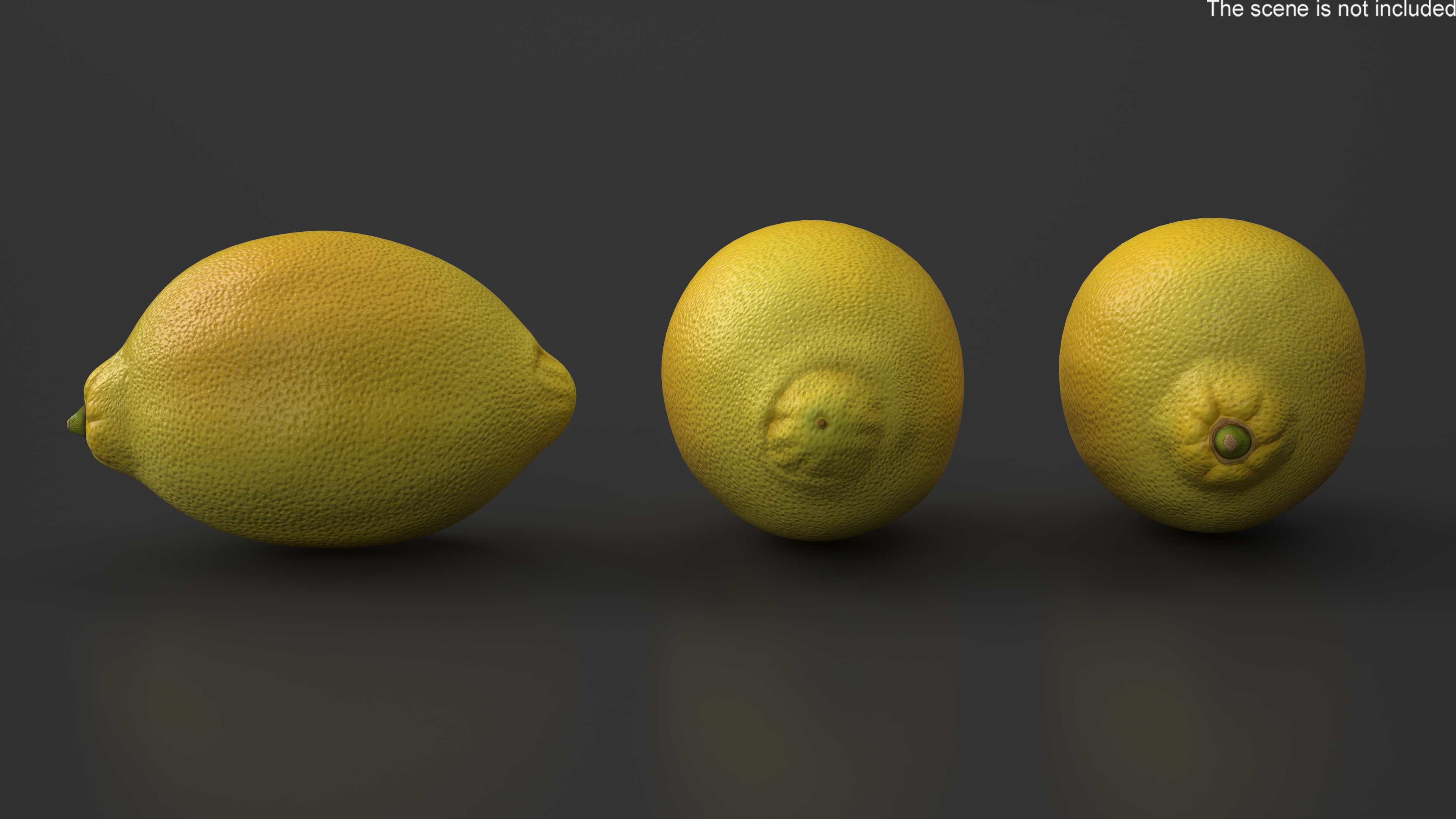 3D model Realistic Lemon