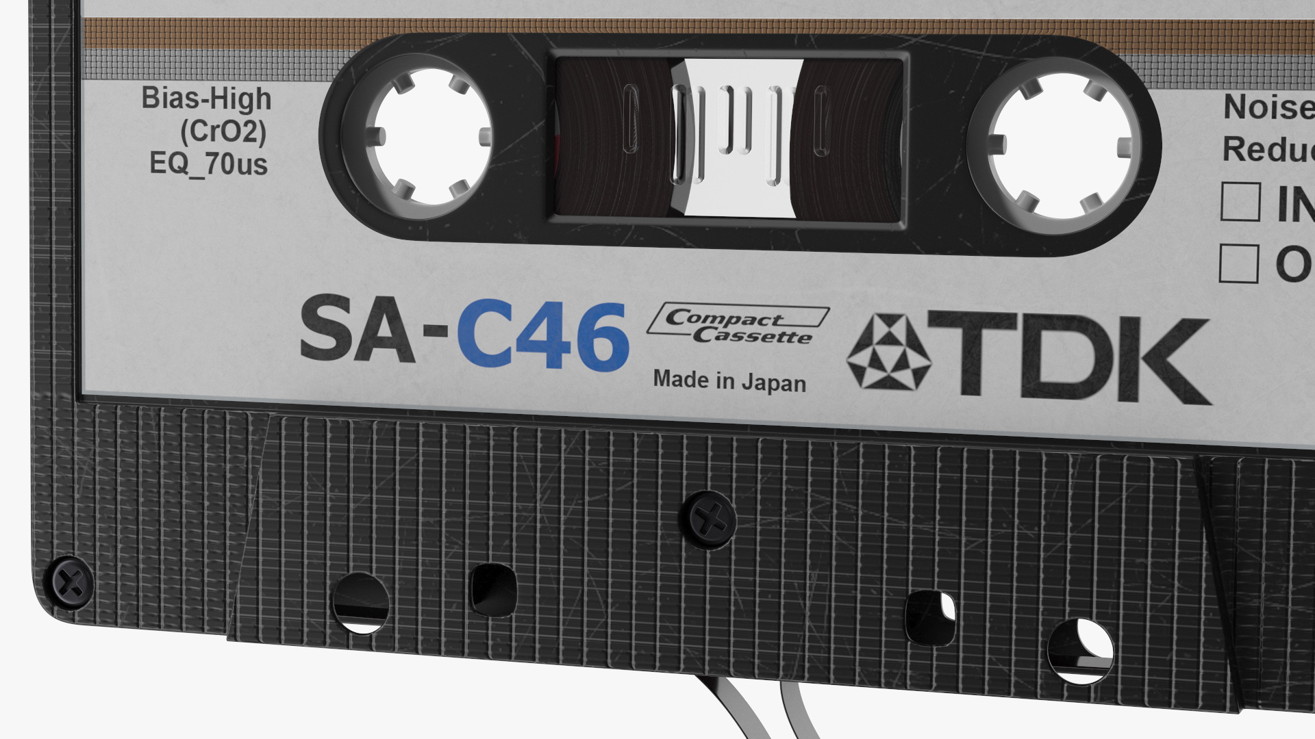 3D Cassette Tape with Unwound Film