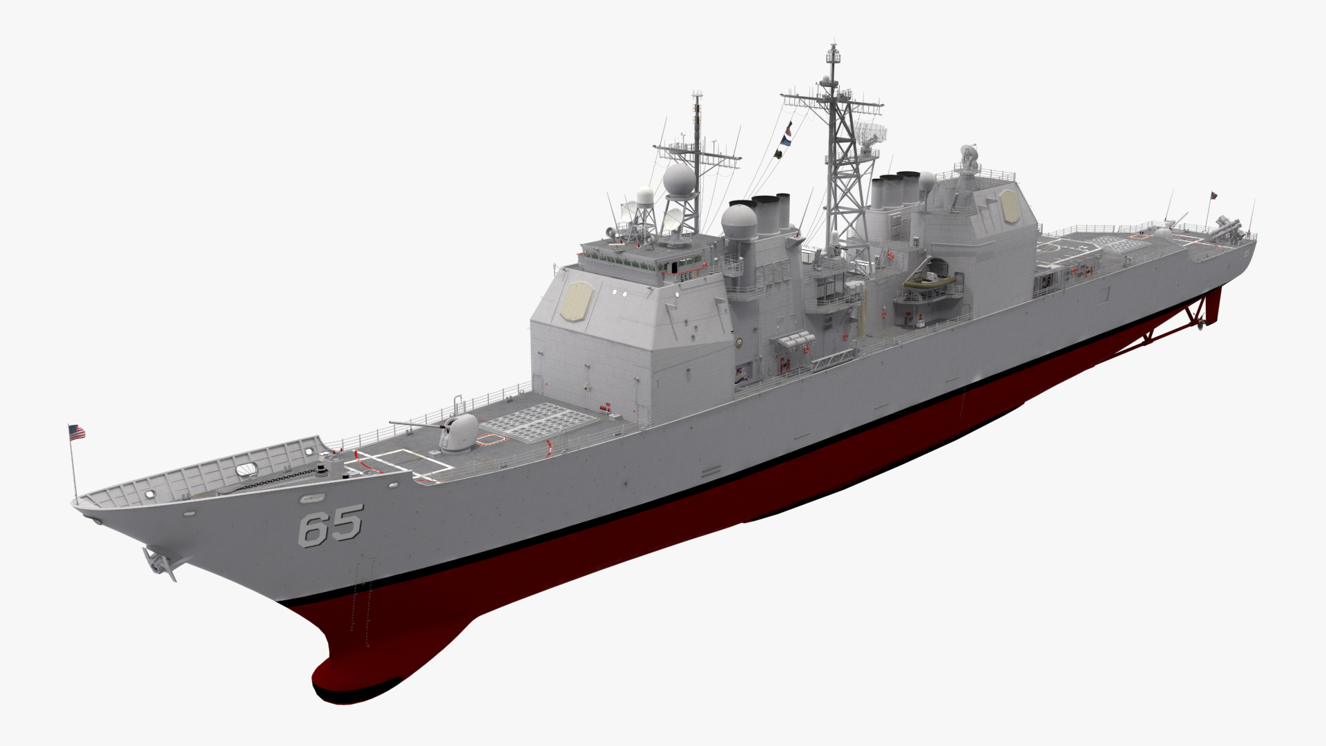 Arleigh Burke-class Destroyer Chosin CG-65 3D