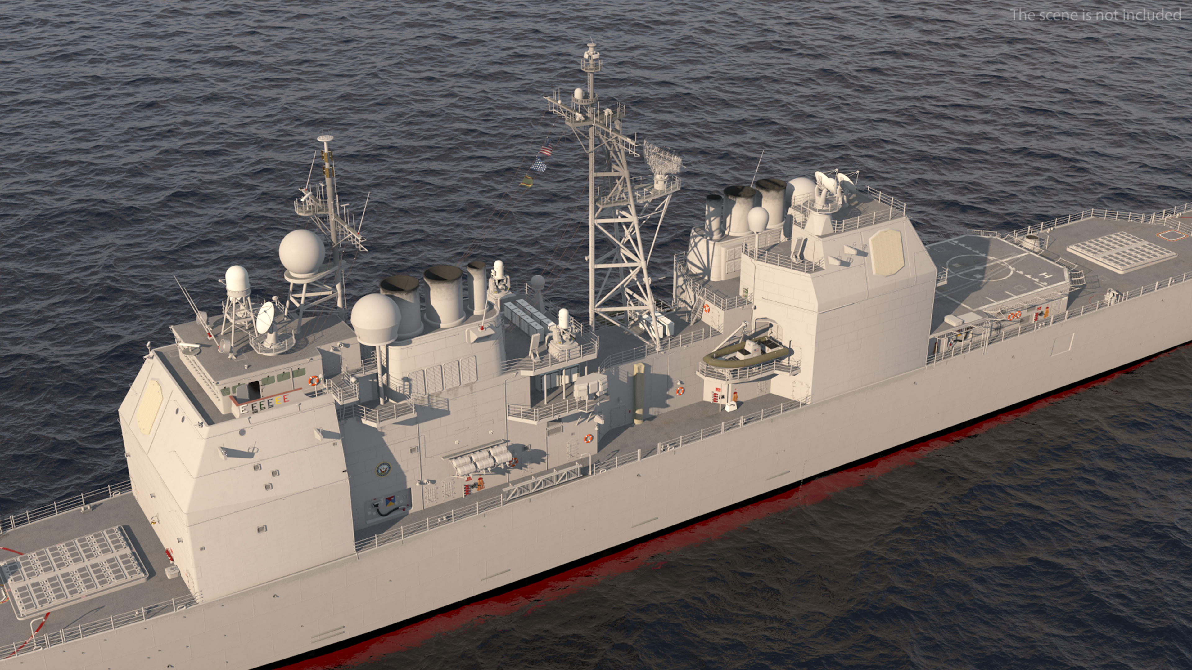 Arleigh Burke-class Destroyer Chosin CG-65 3D