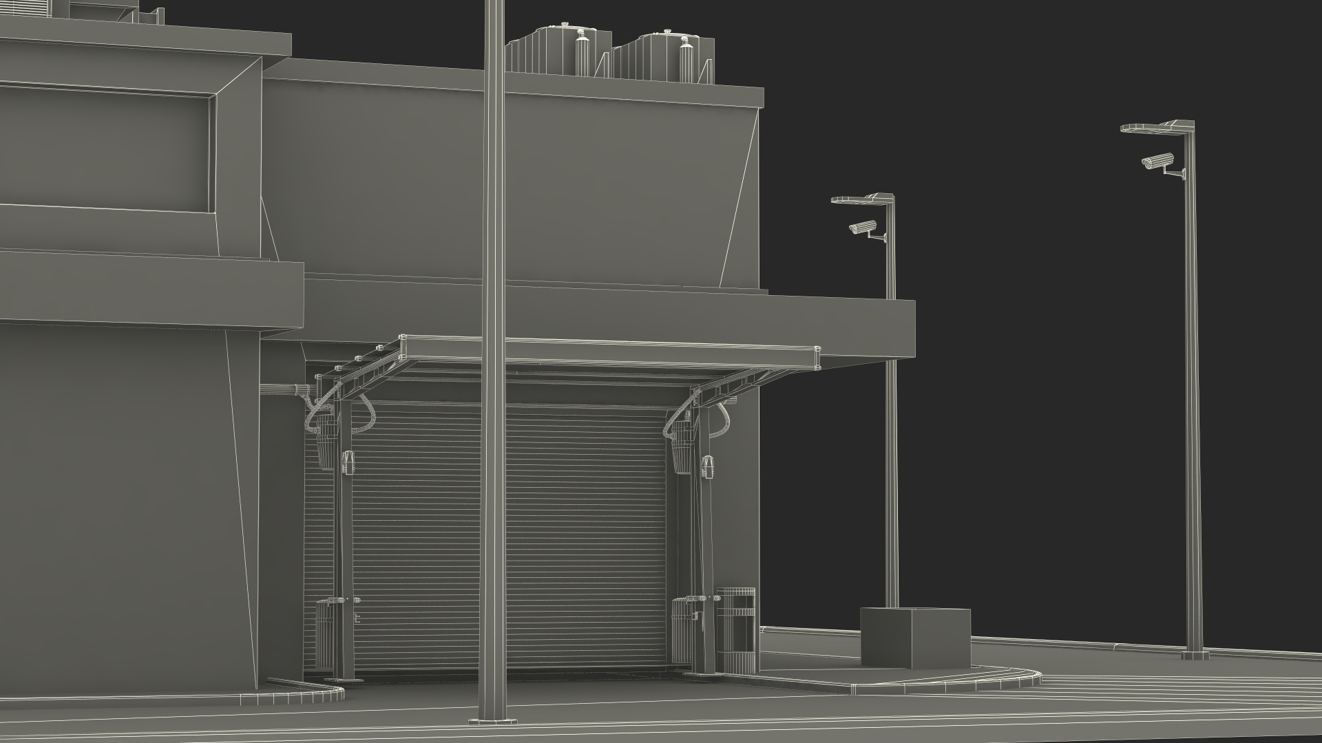 3D model Fast Food Restaurant