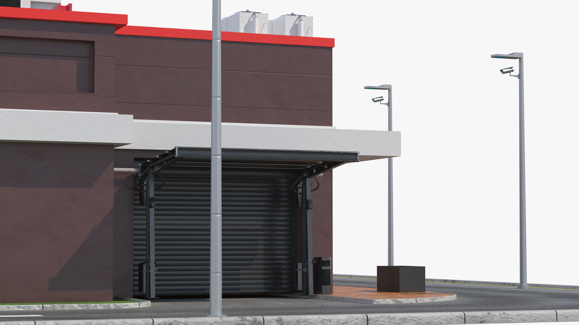 3D model Fast Food Restaurant