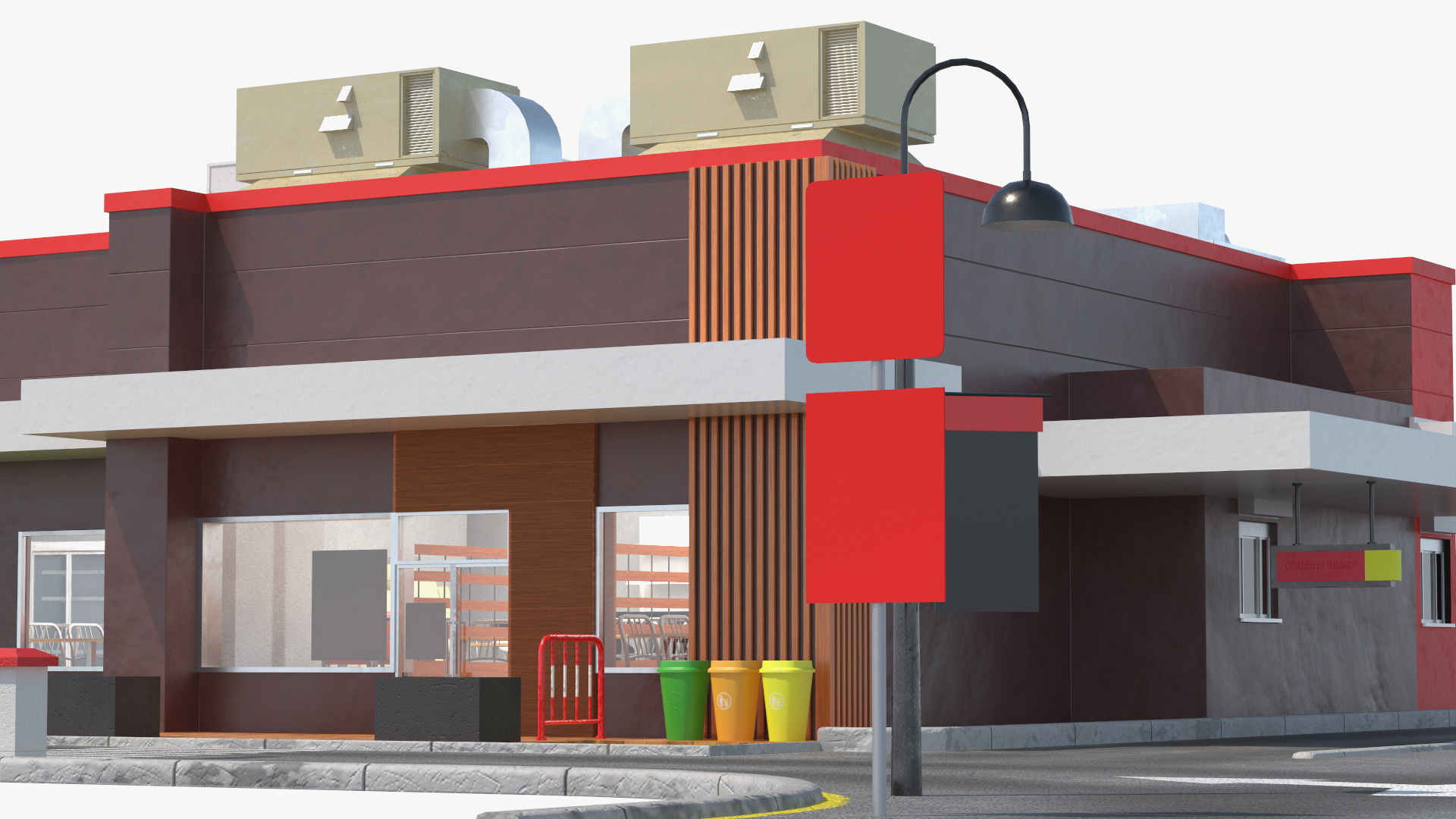 3D model Fast Food Restaurant