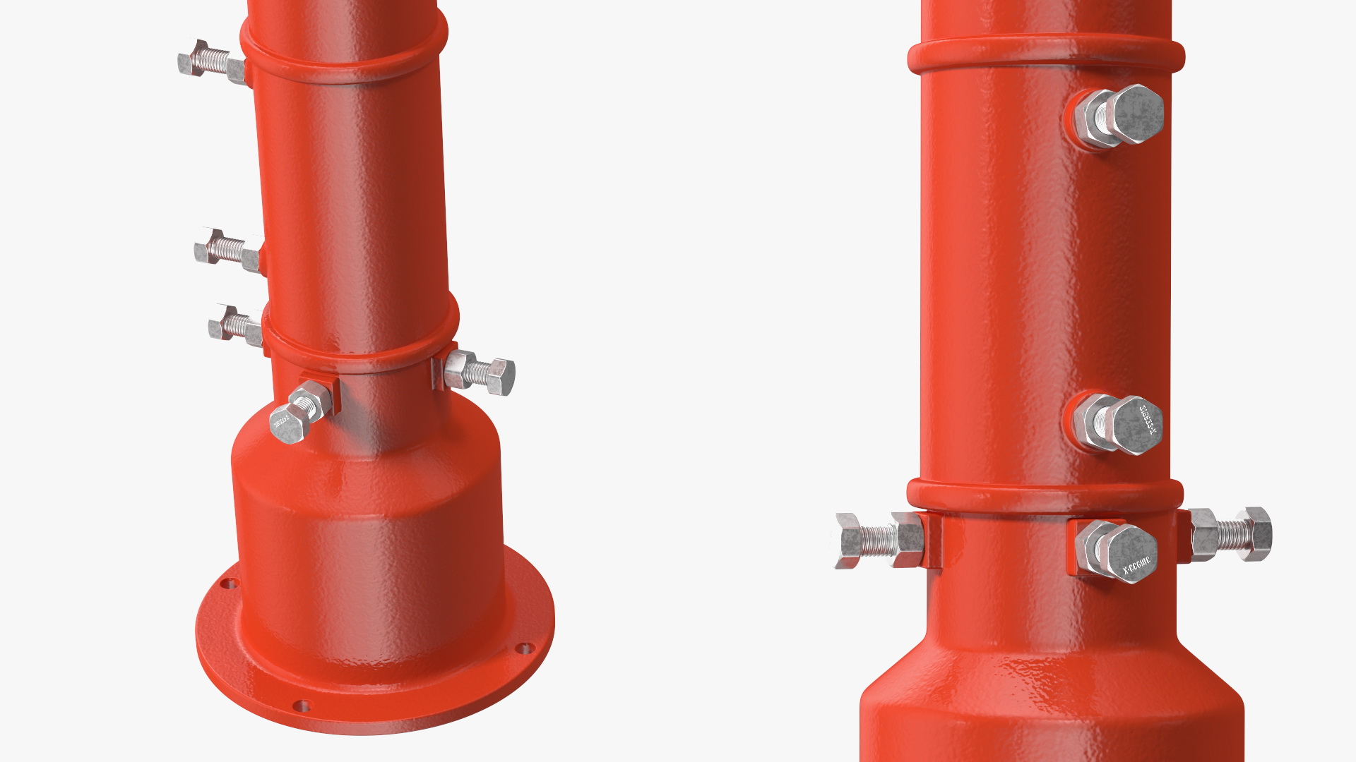 Fire Protection Underground Indicator Post 3D