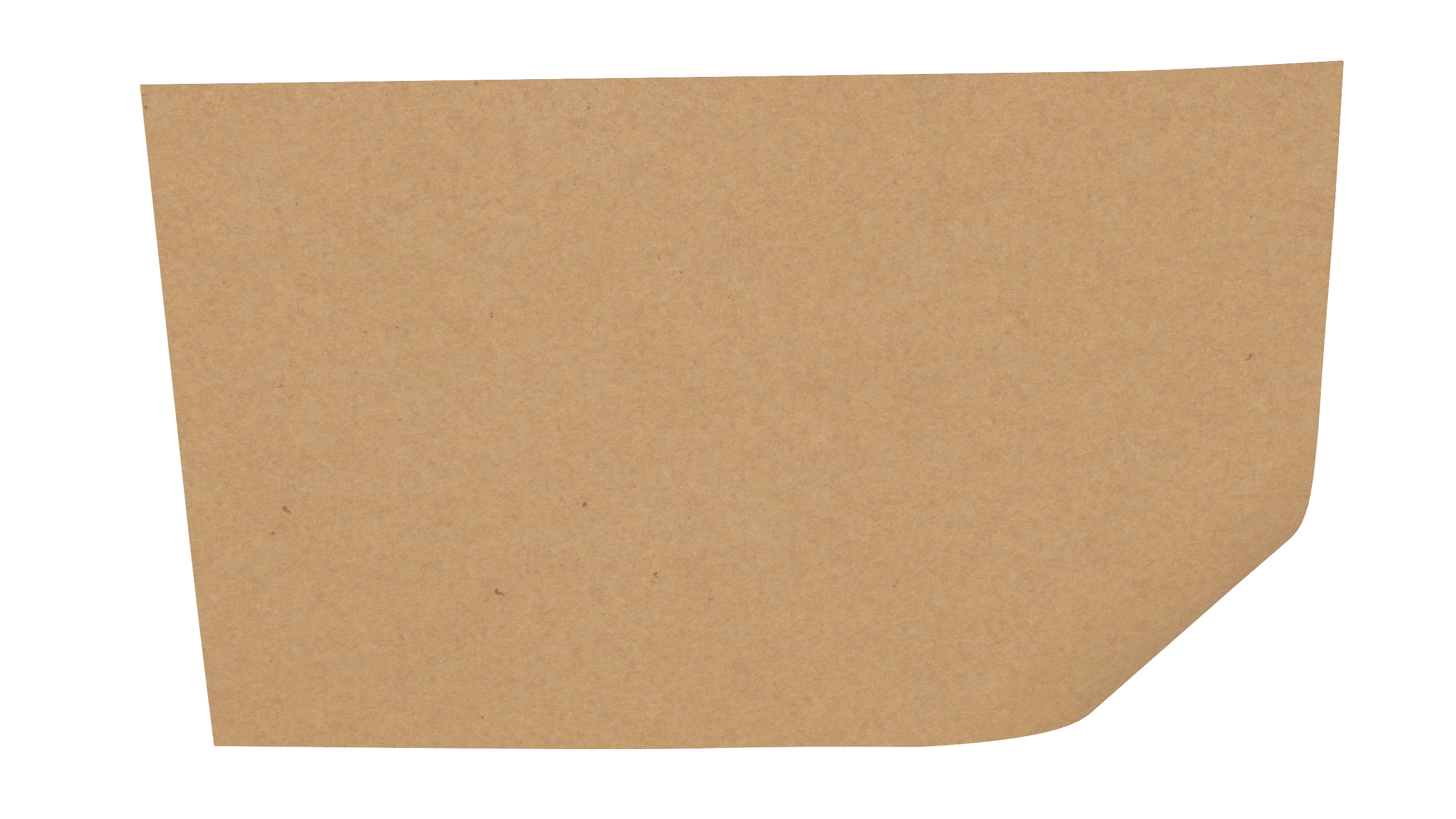 3D Kraft Paper With Corner Curl model