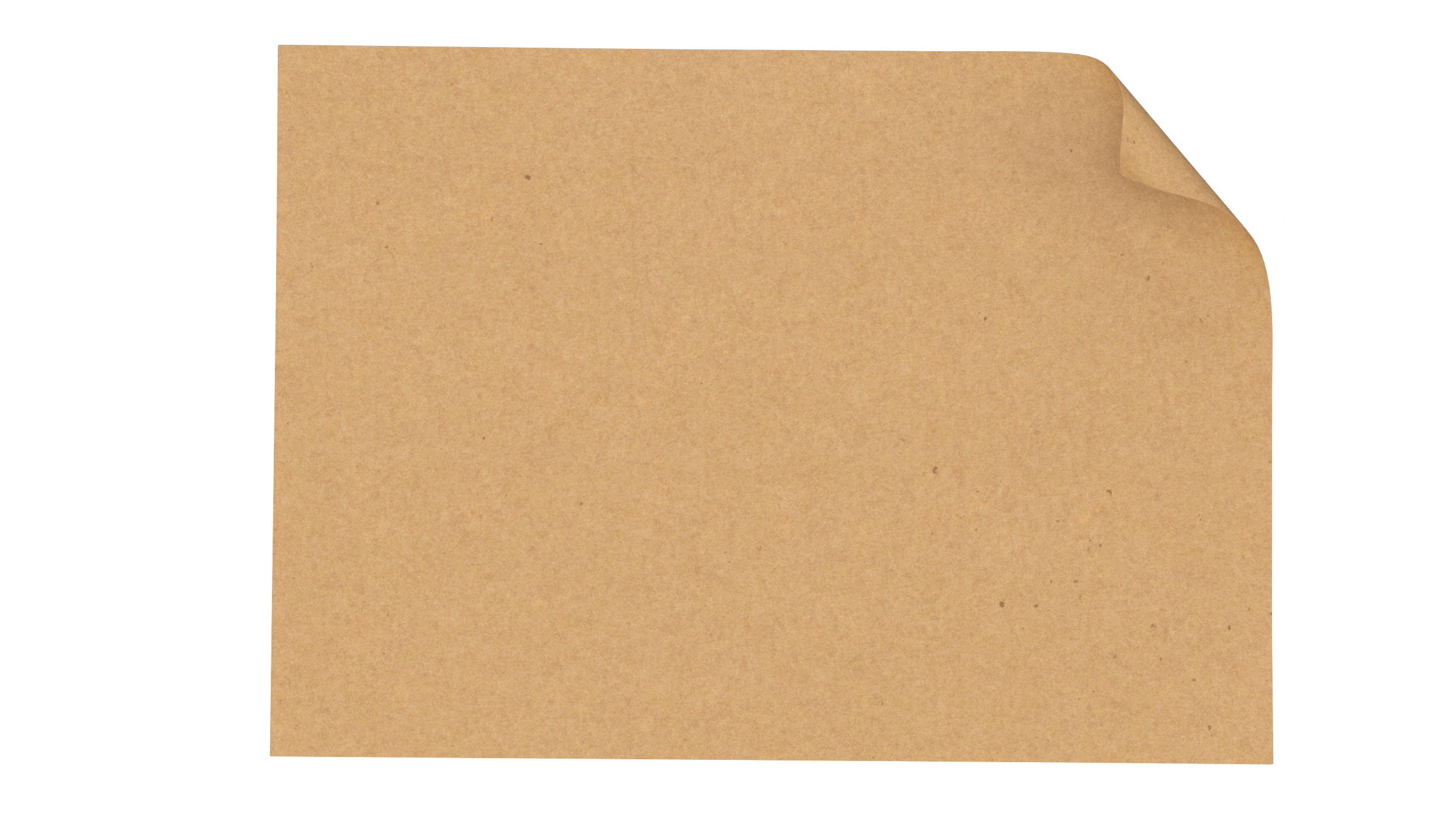 3D Kraft Paper With Corner Curl model