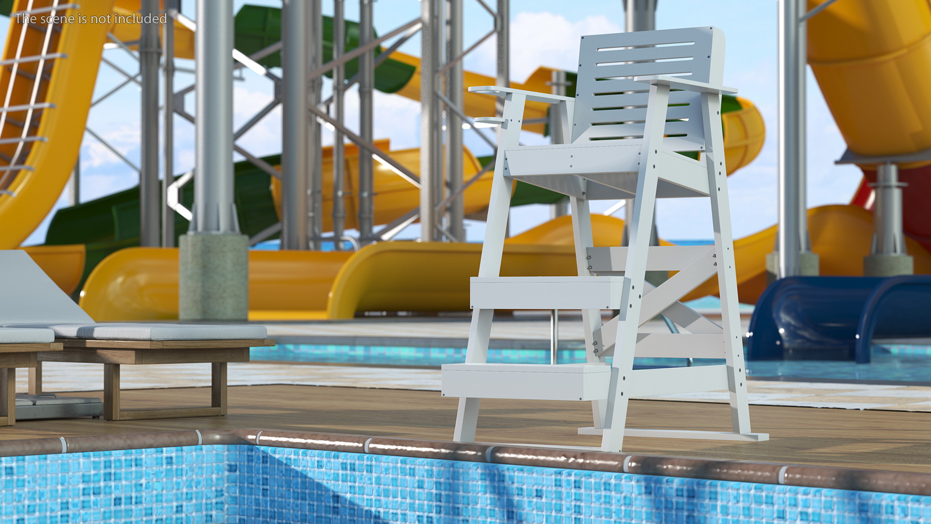 3D model Sentry Lifeguard Chair 42 inch