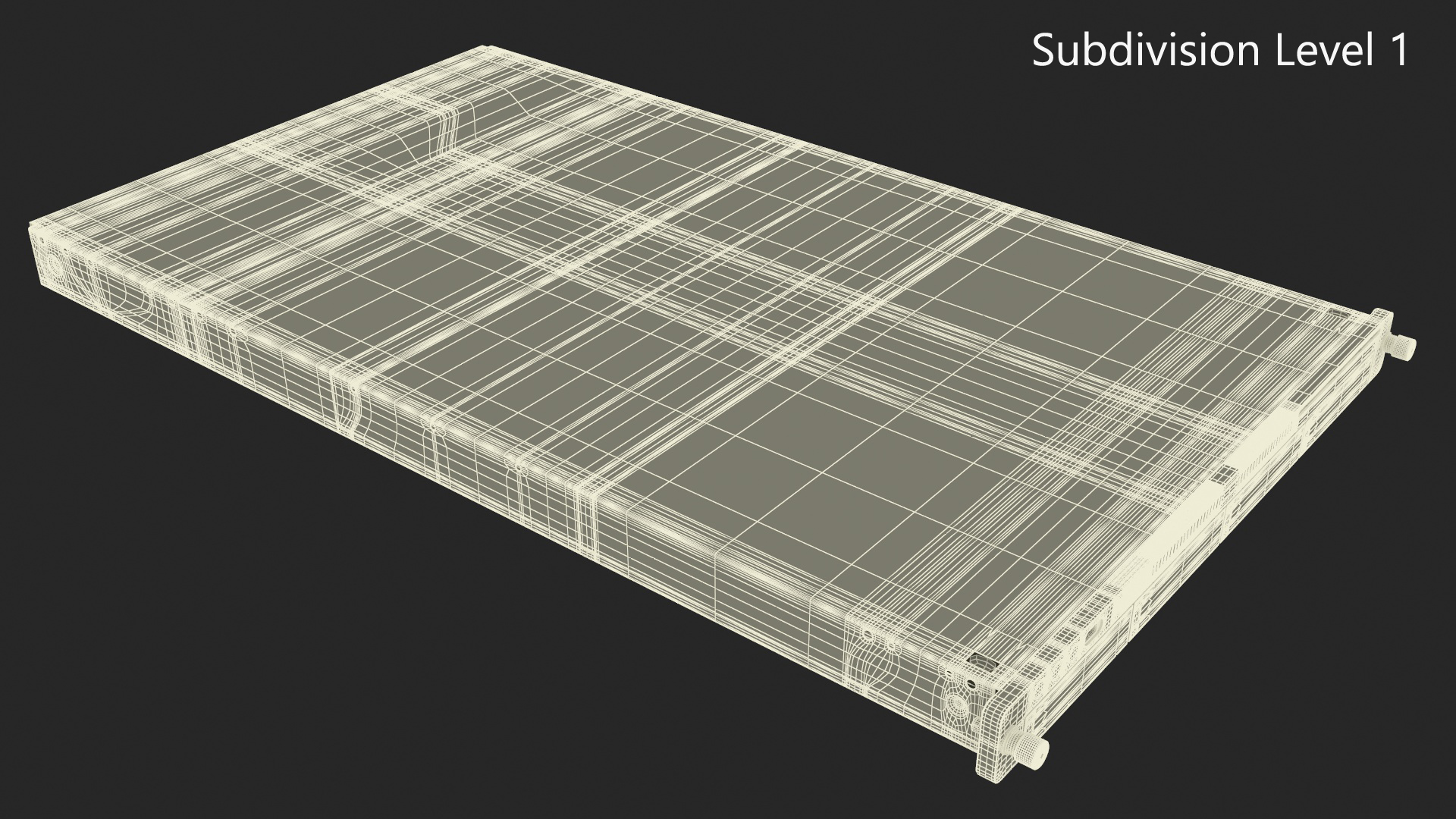 3D Rack Server Hardware Unit Apple