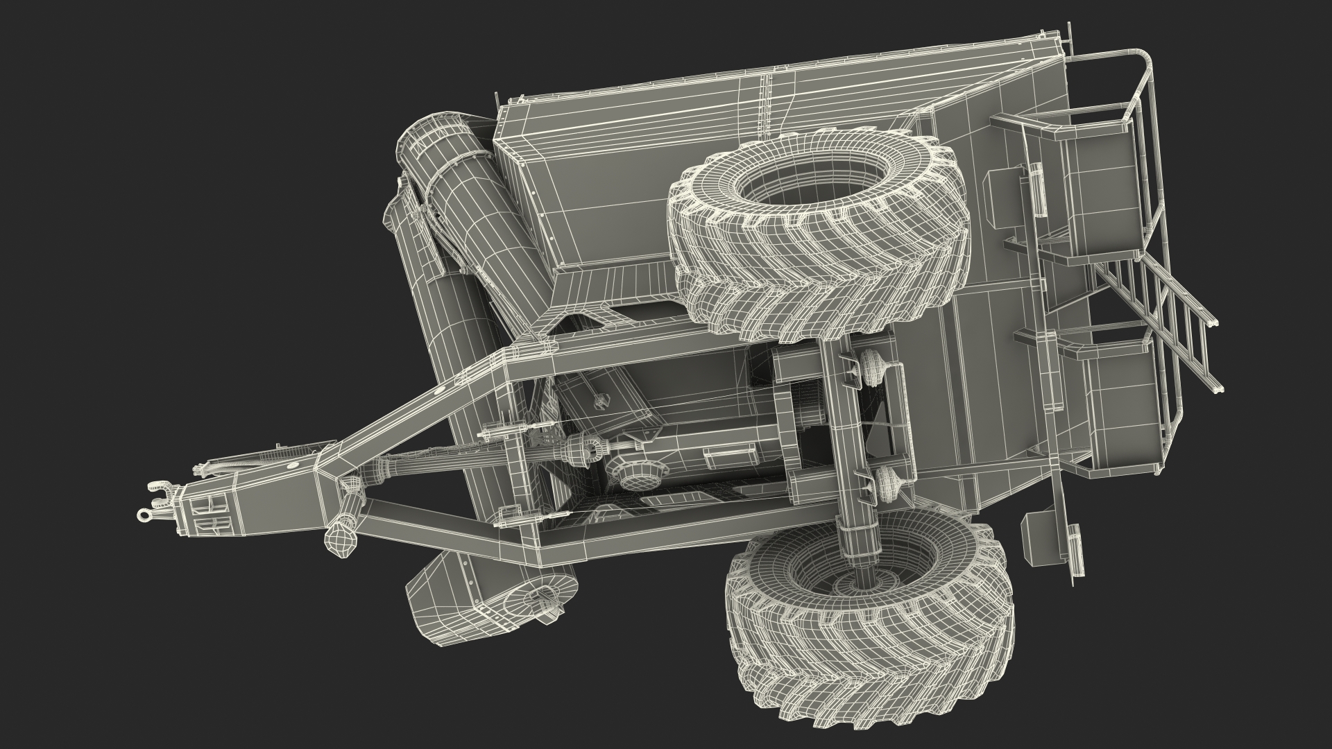 Transbordeur Red New Rigged 3D