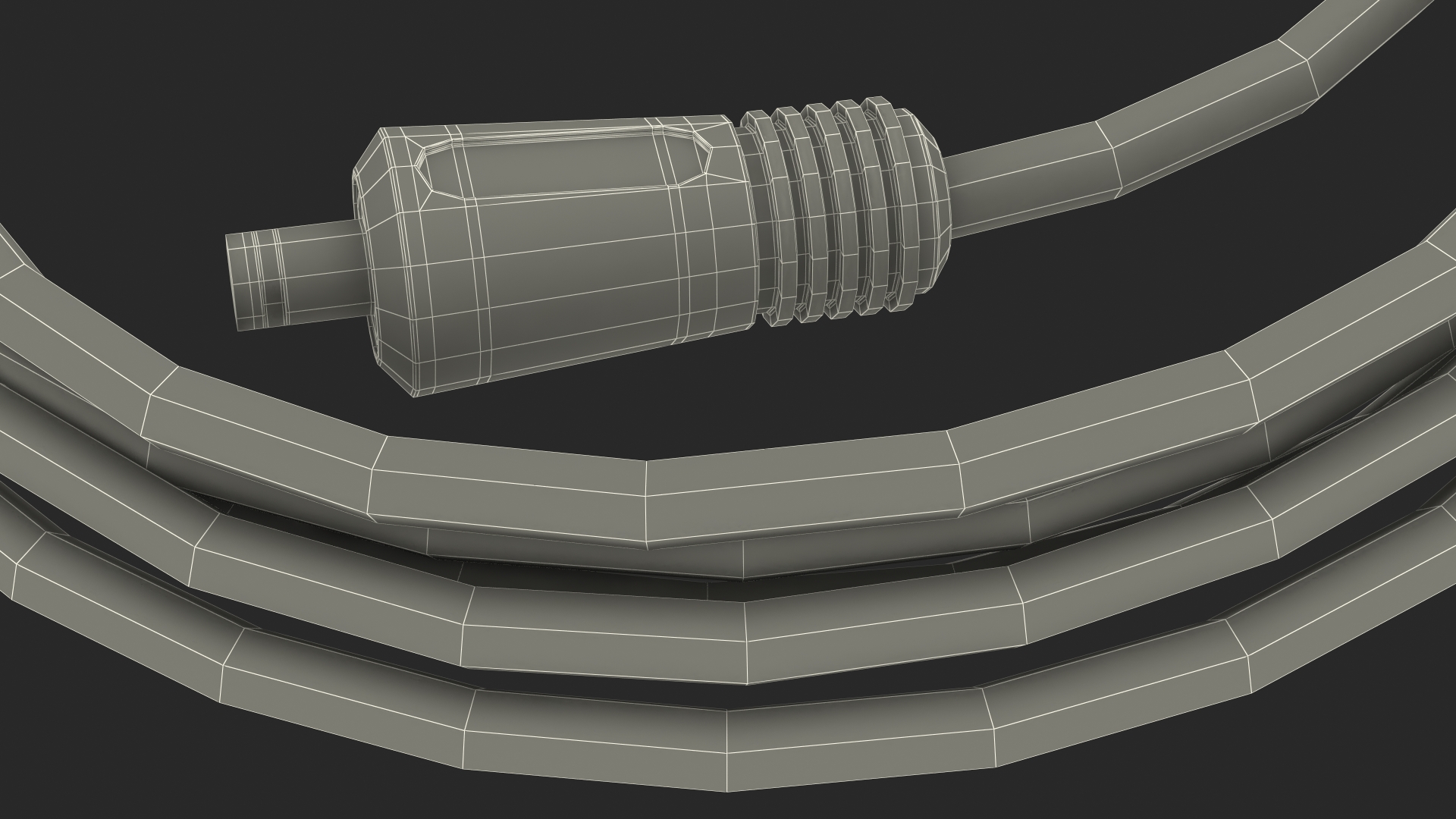 3D model Welding Electrode Holder 300A with Cable