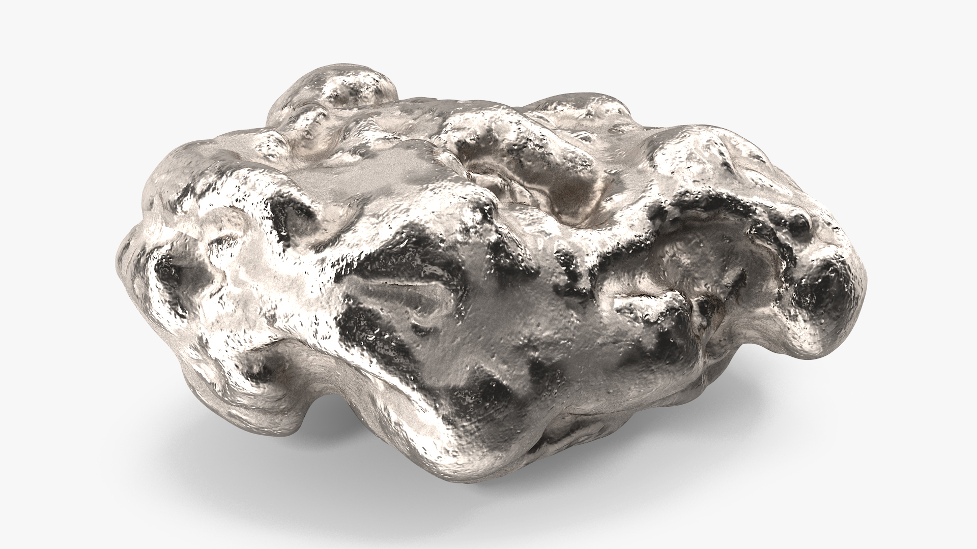 Silver Mineral 3D model