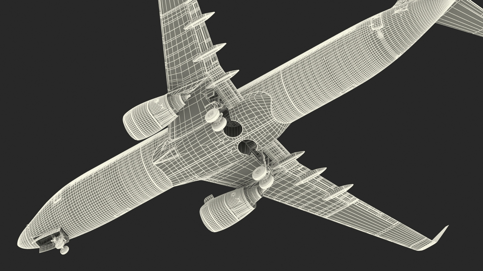 3D American Airlines Boeing 737-800 with Interior Rigged model