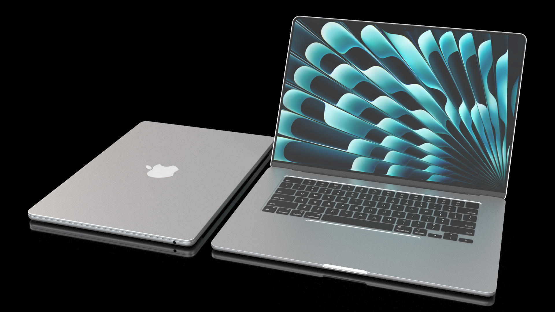 Apple MacBook Air 15 Silver 3D