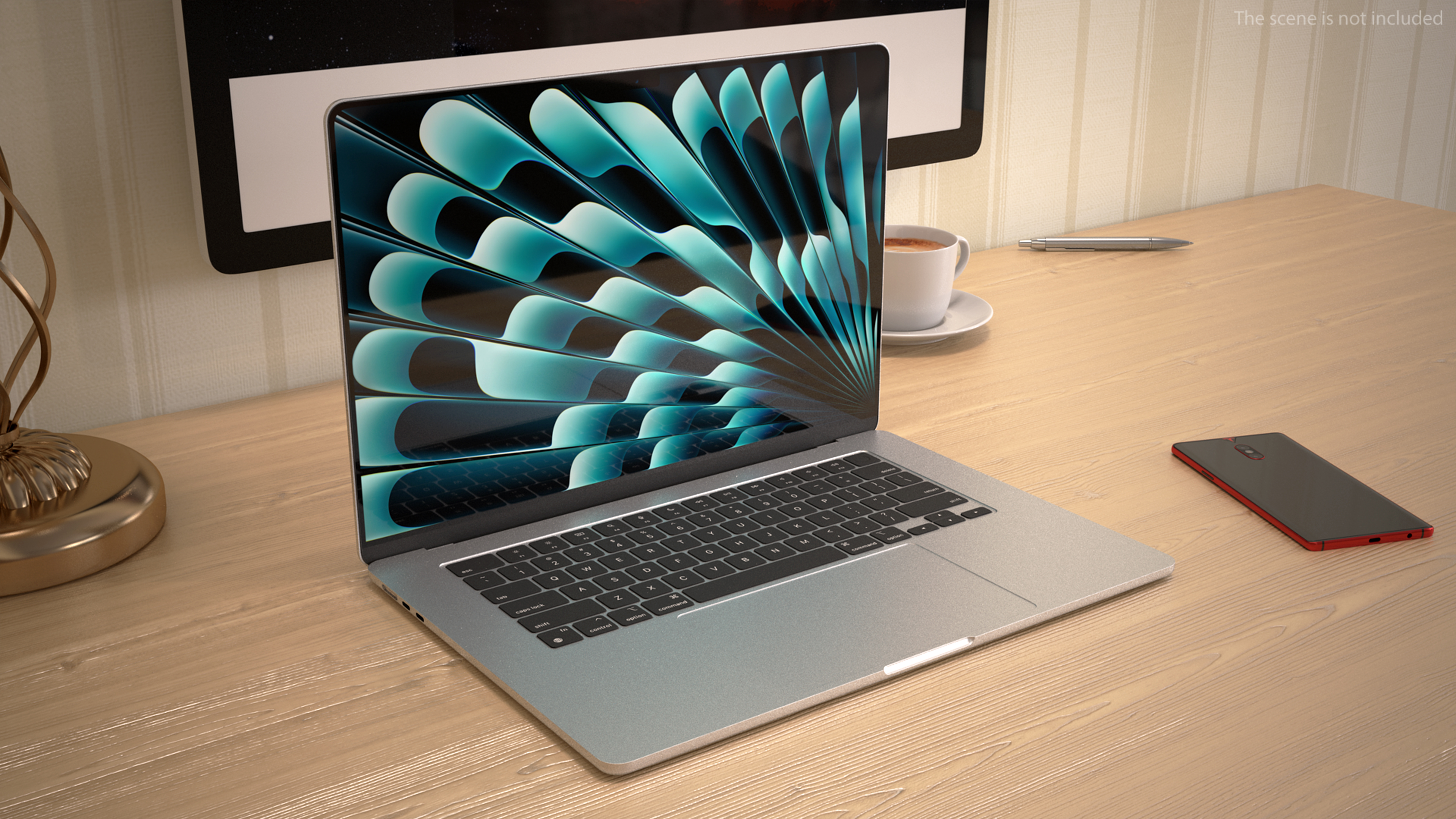 Apple MacBook Air 15 Silver 3D