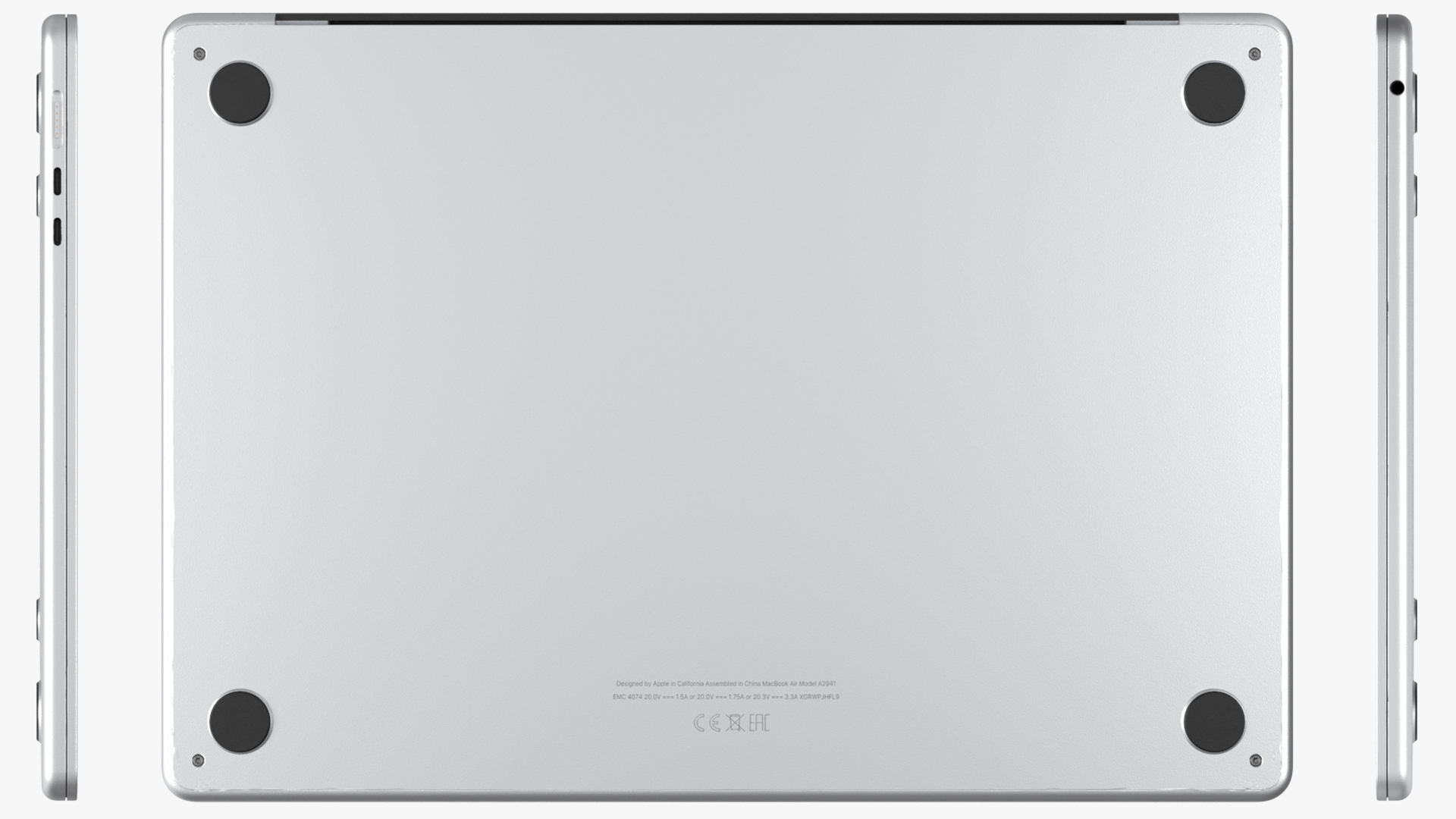 Apple MacBook Air 15 Silver 3D