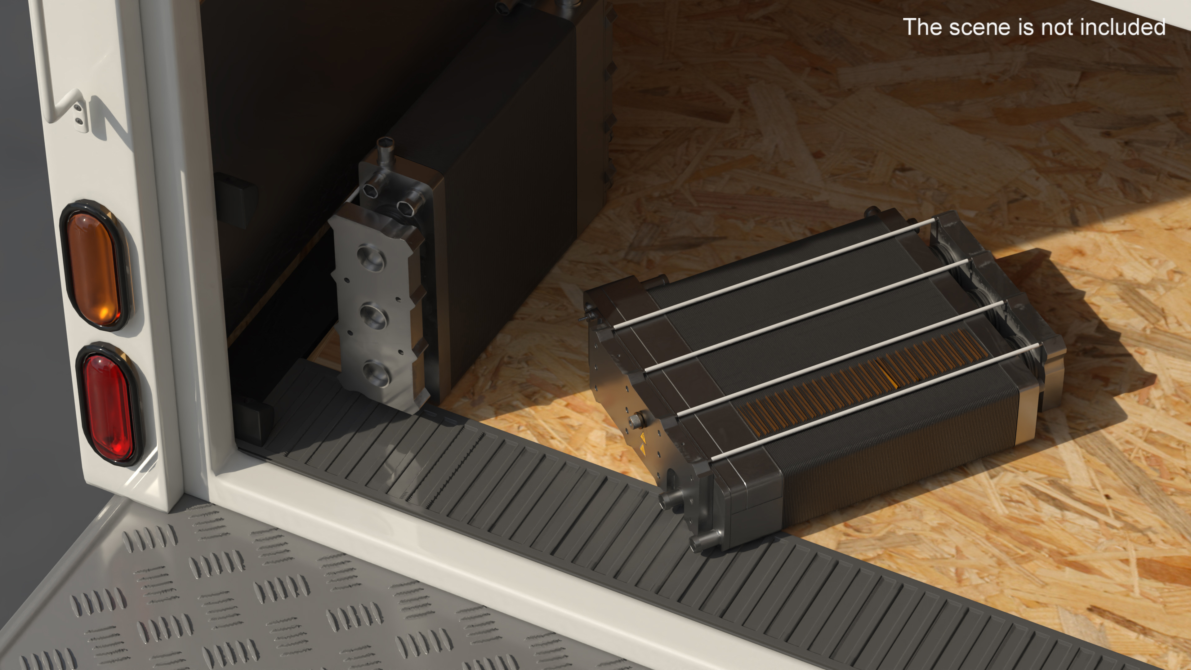 Methanol Fuel Cell Short 3D model