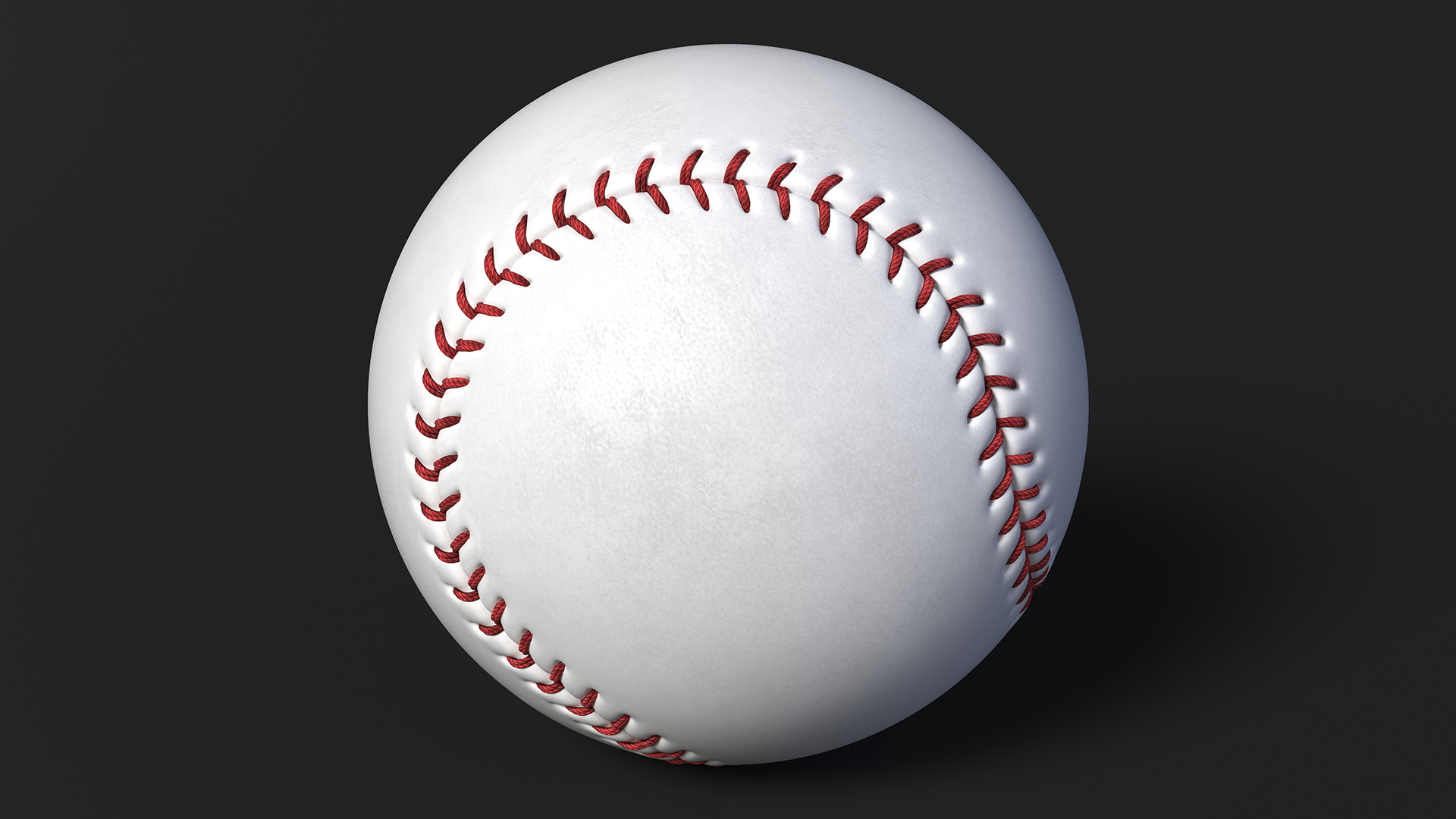 3D Baseball Ball model