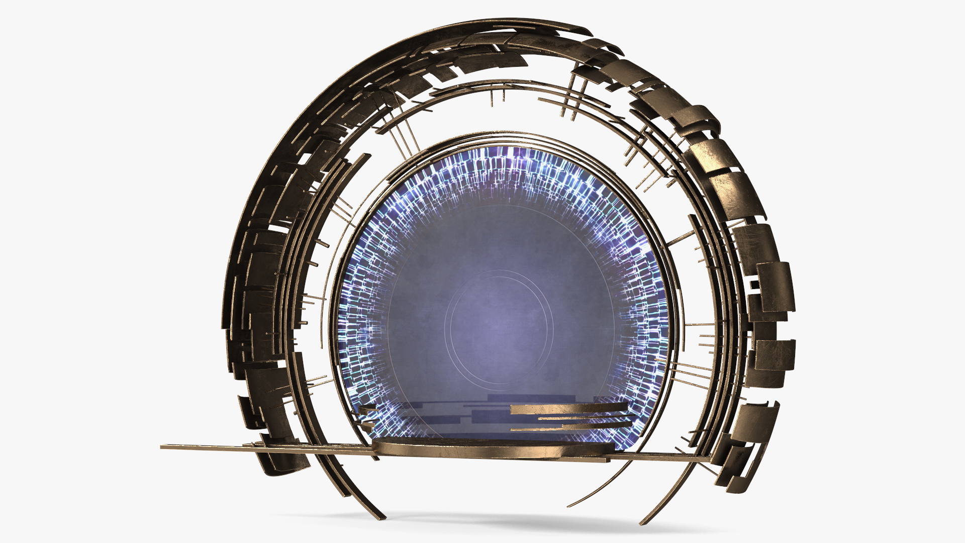 3D Circle Portal Gate model