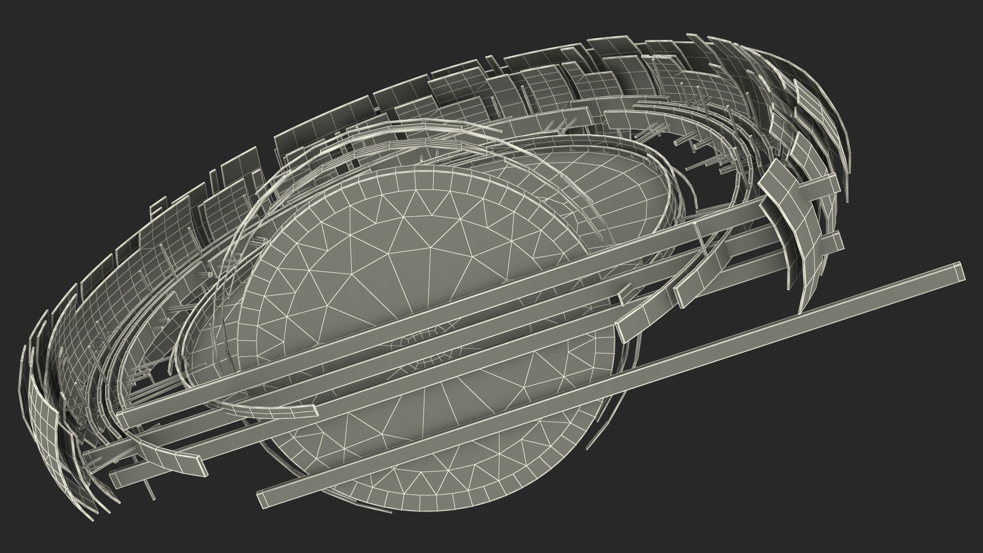 3D Circle Portal Gate model