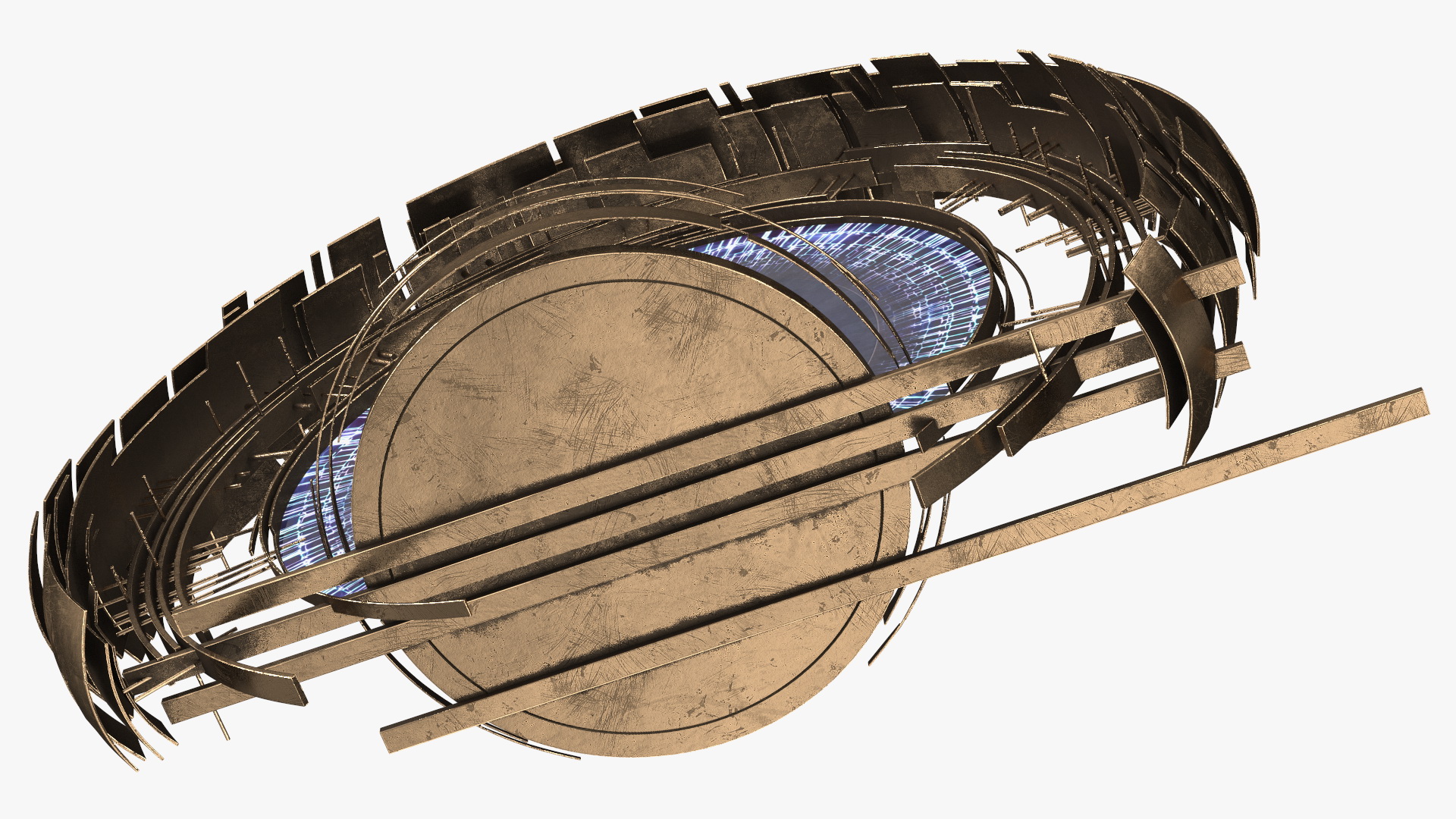 3D Circle Portal Gate model