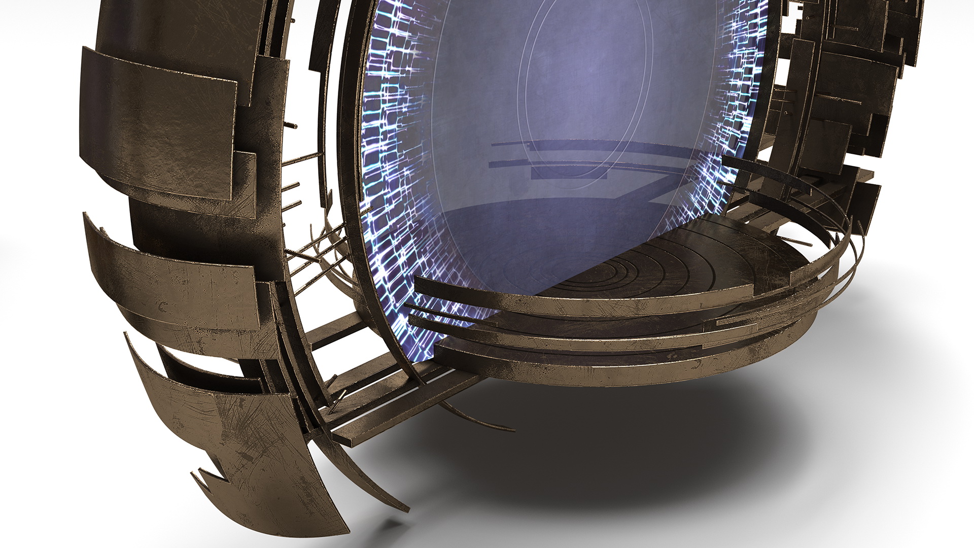 3D Circle Portal Gate model